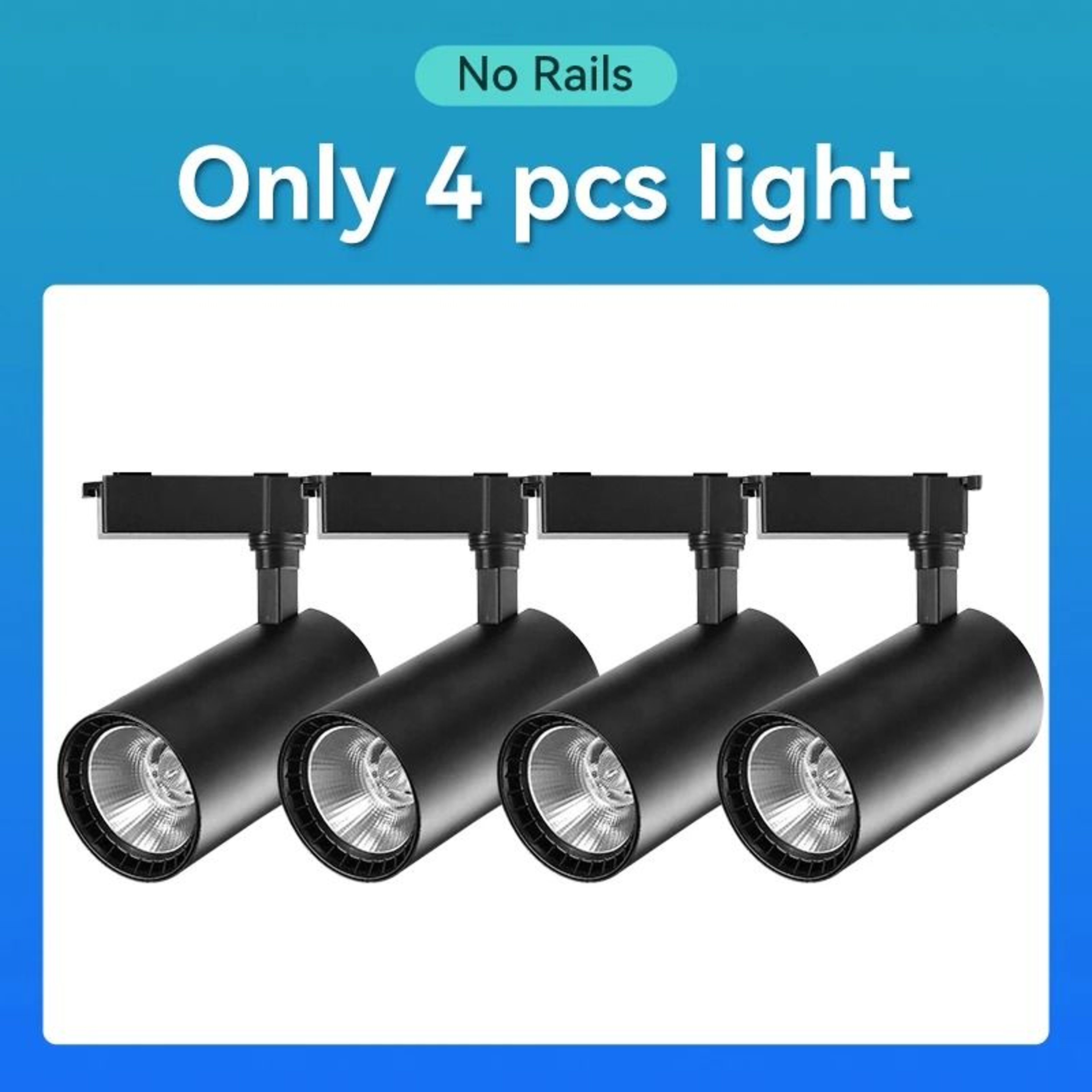 110V LED Track Light Set With 3 Color Modes For Home And Shop Lighting 2