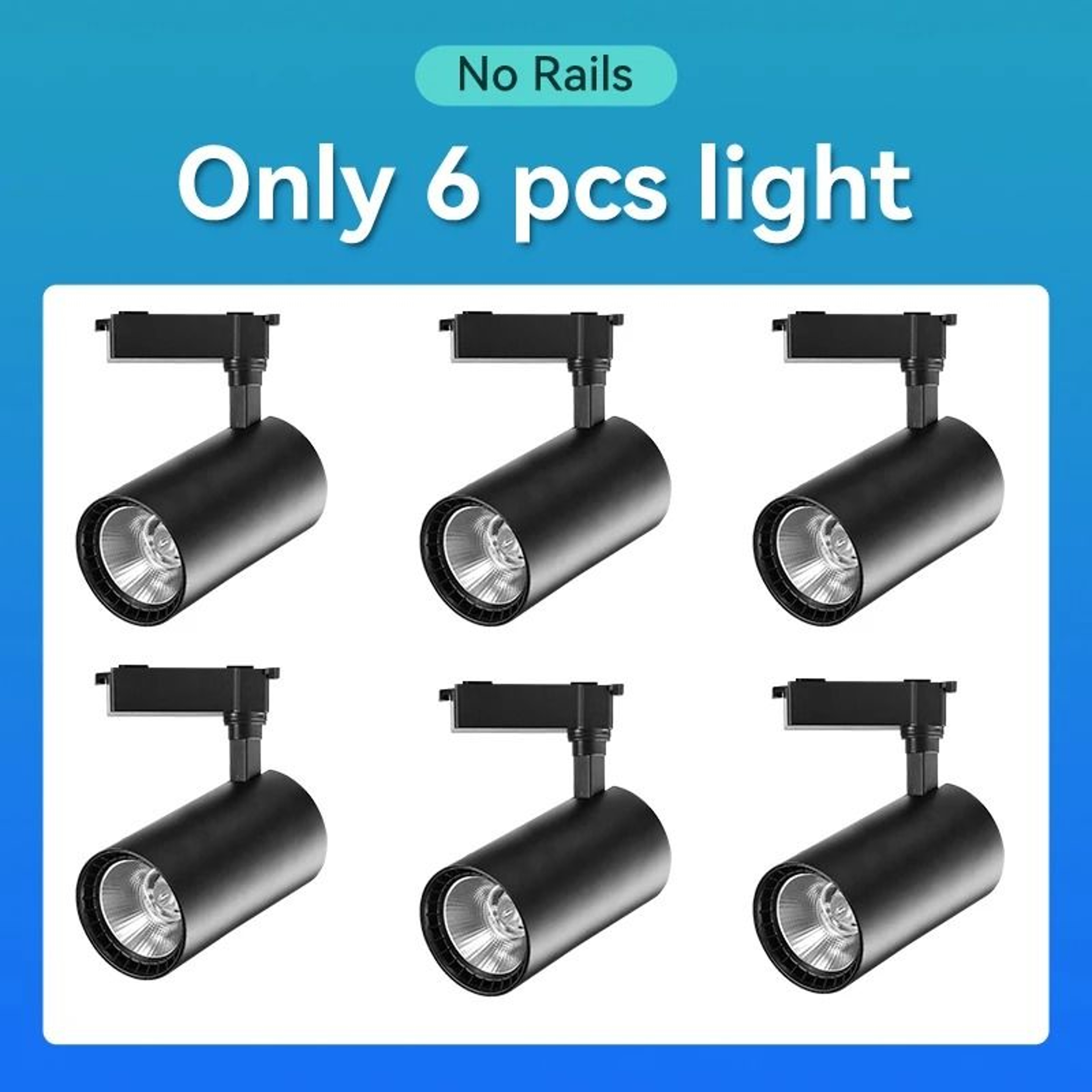 110V LED Track Light Set With 3 Color Modes For Home And Shop Lighting 4