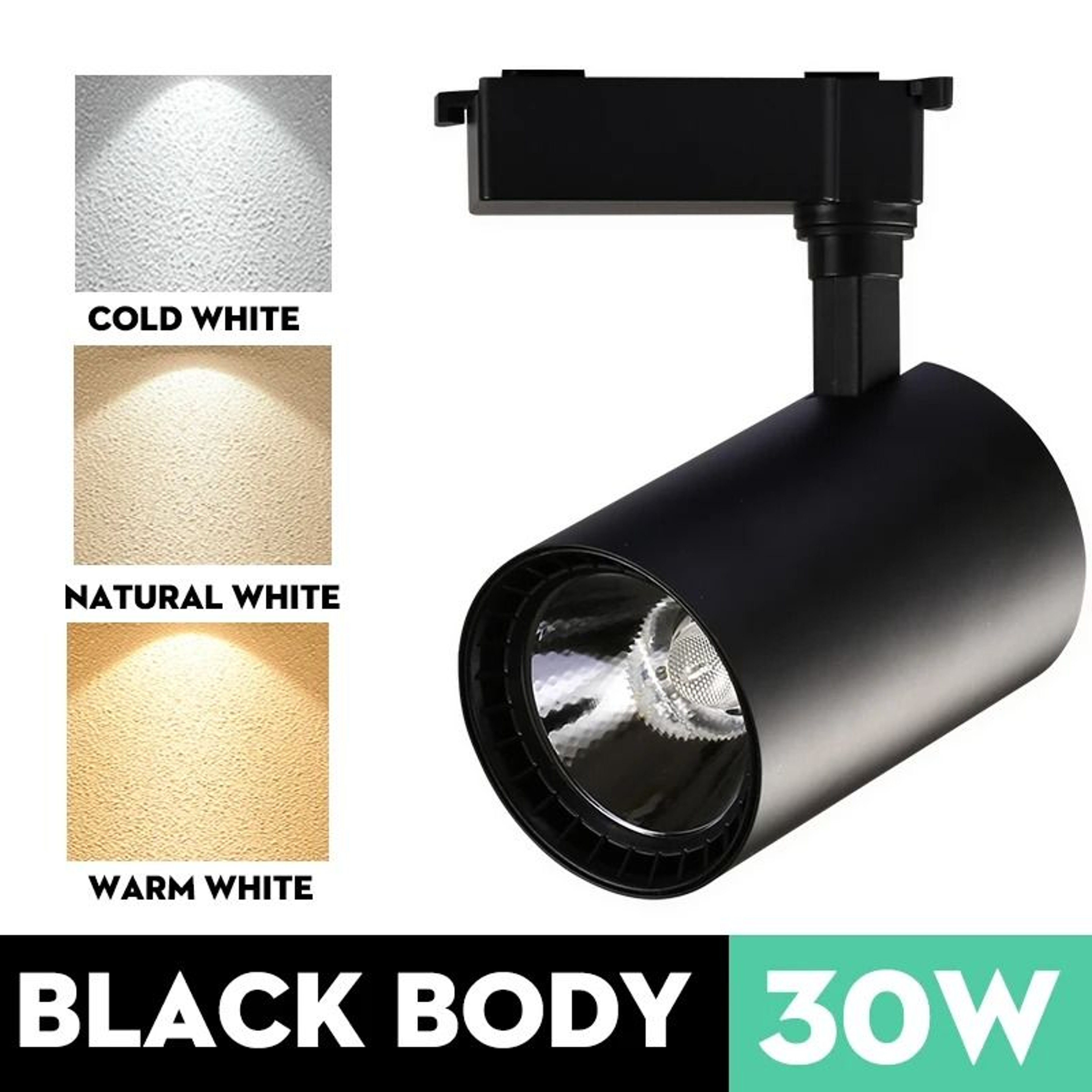 40W LED Track Spotlight 220V For Industrial And Home Lighting 2