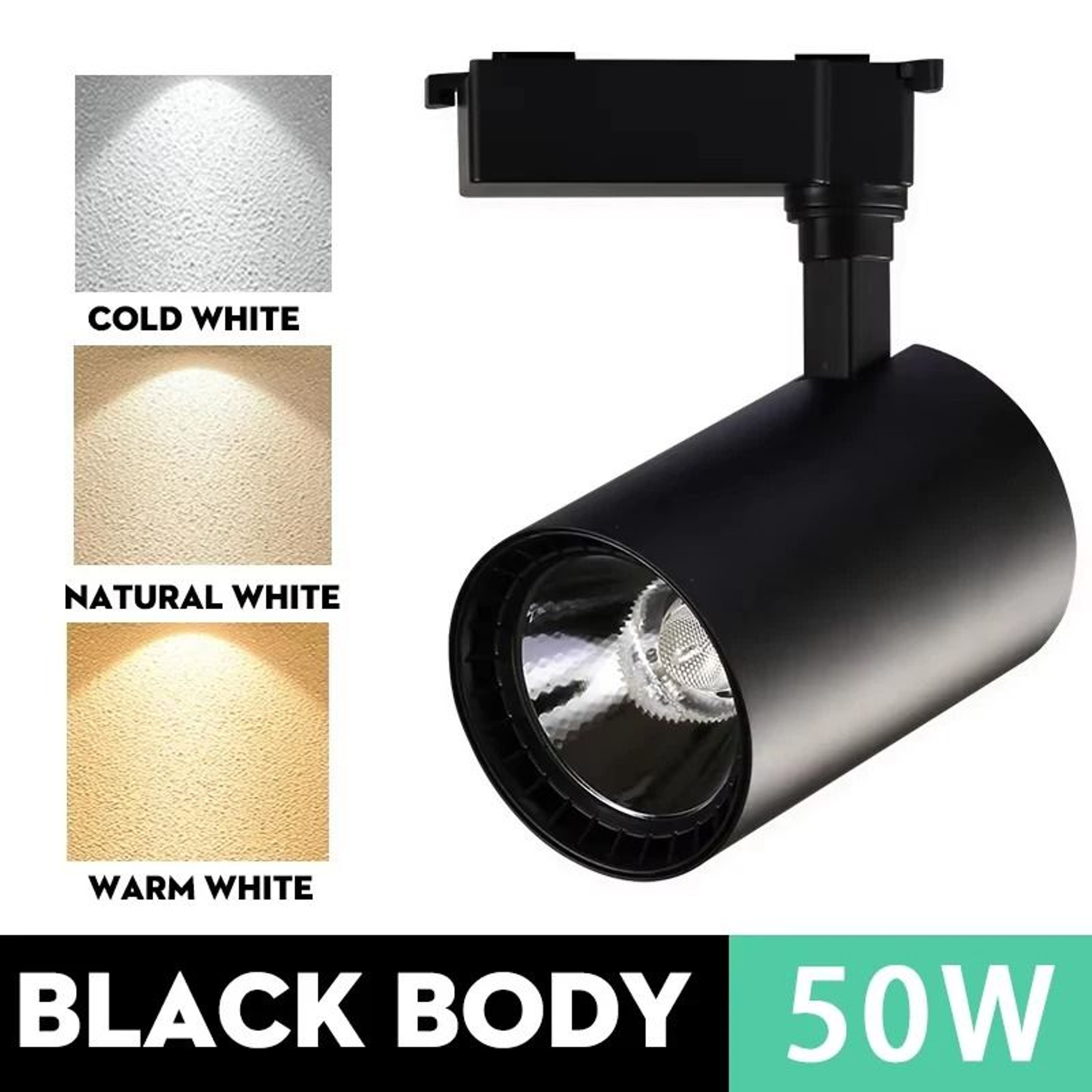 40W LED Track Spotlight 220V For Industrial And Home Lighting 6
