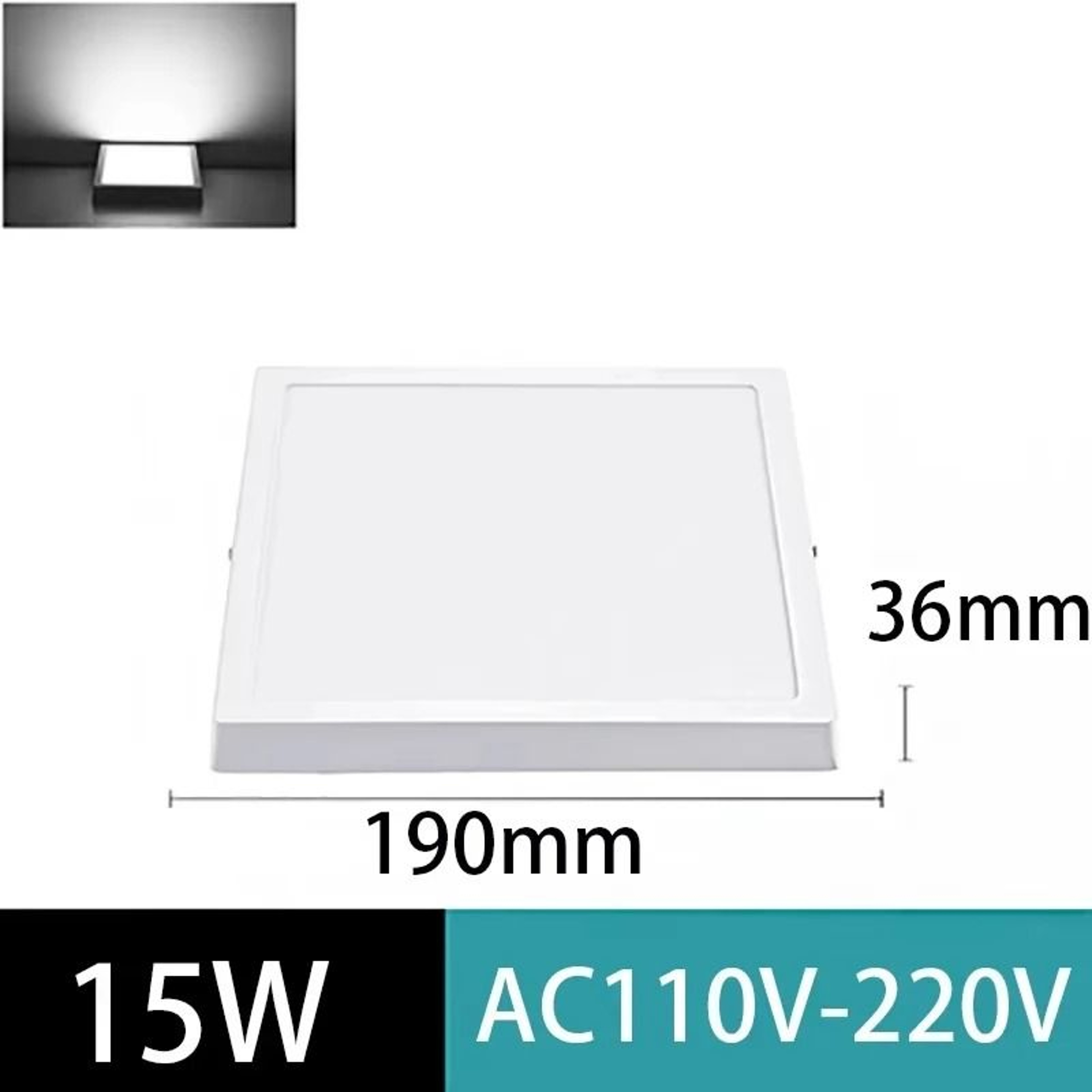 Industrial LED Ceiling Work Light For Garage Workshop And Home Lighting 5