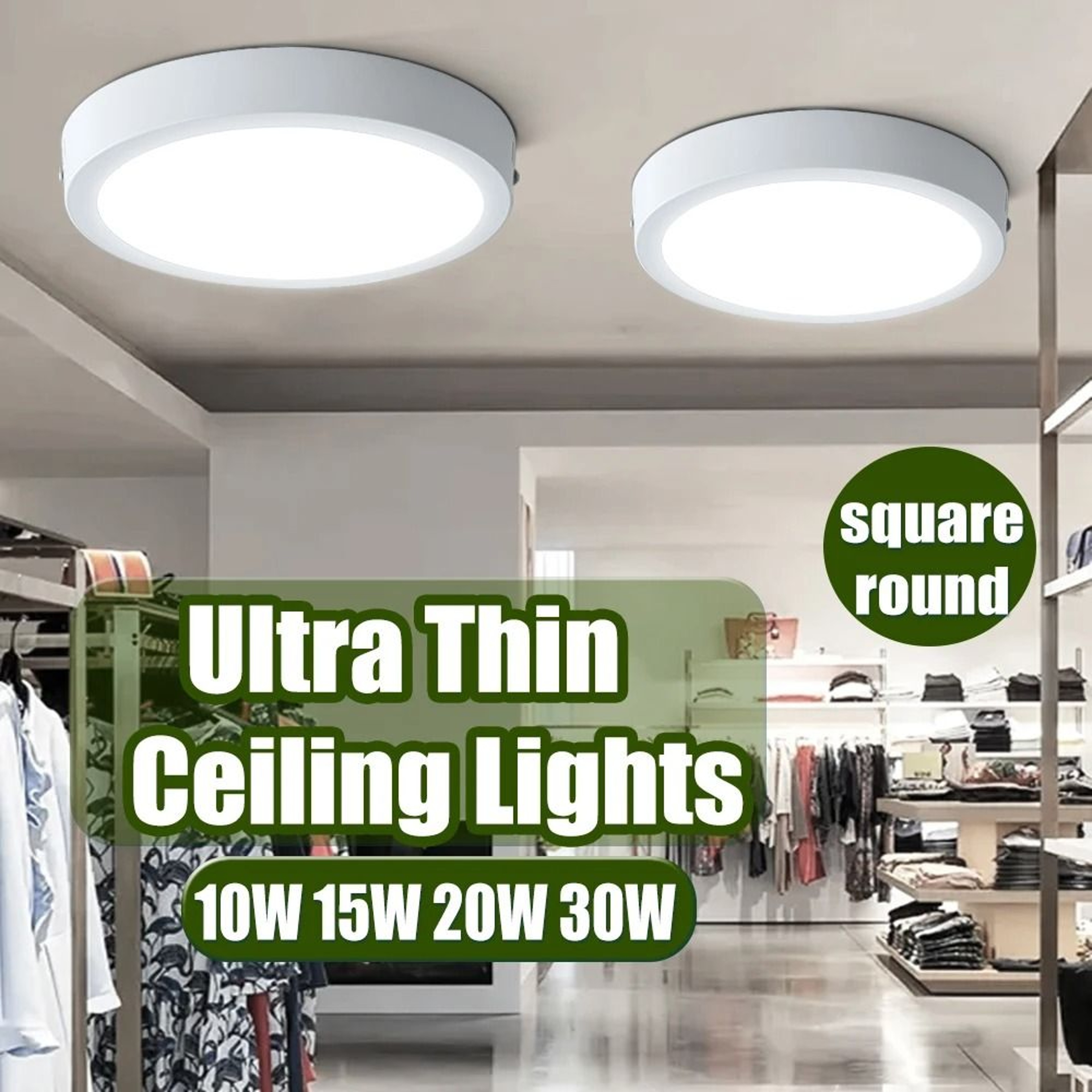 Industrial LED Ceiling Work Light For Garage Workshop And Home Lighting 0
