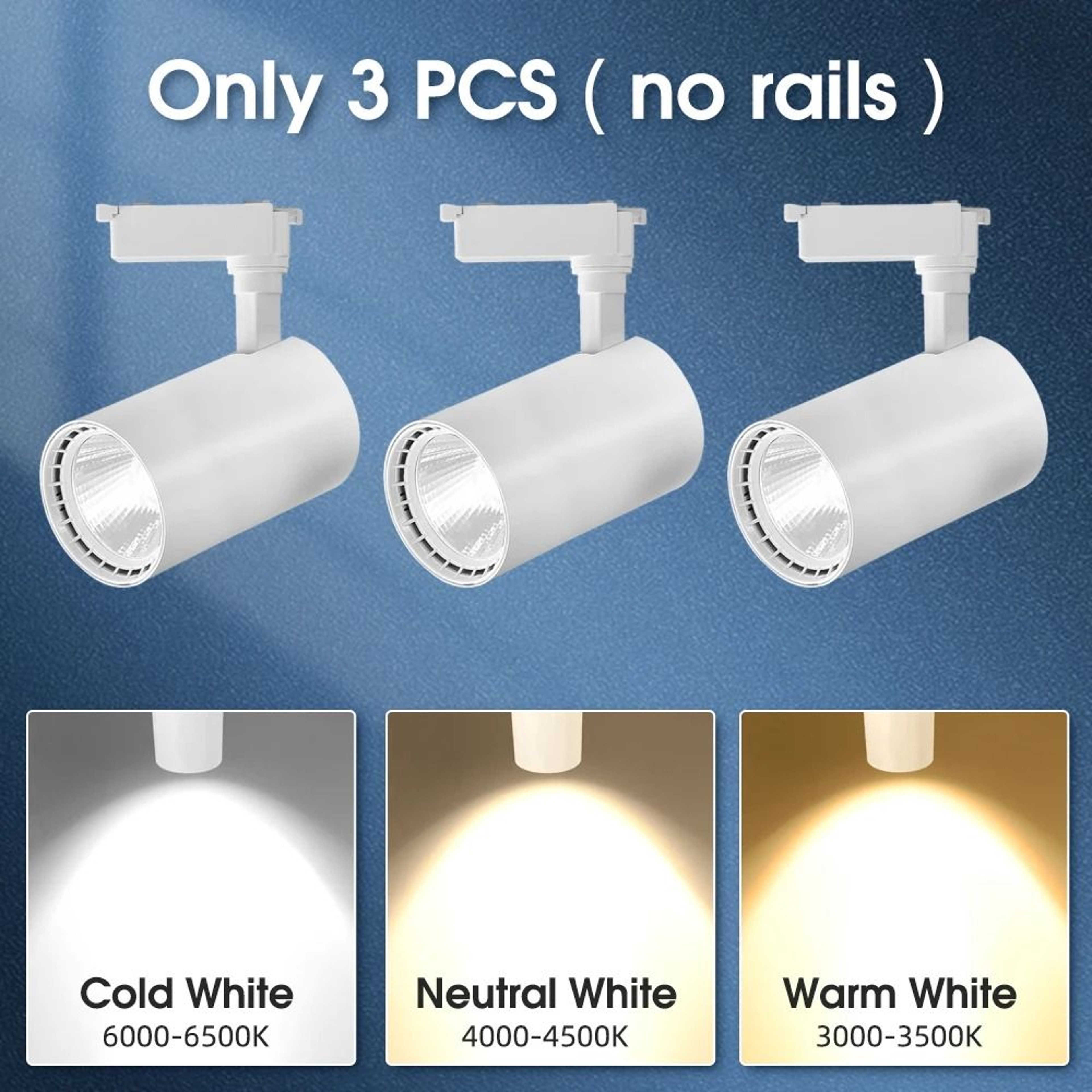 20W 30W 40W LED Track Light Set With Rail For Modern Home Lighting 7