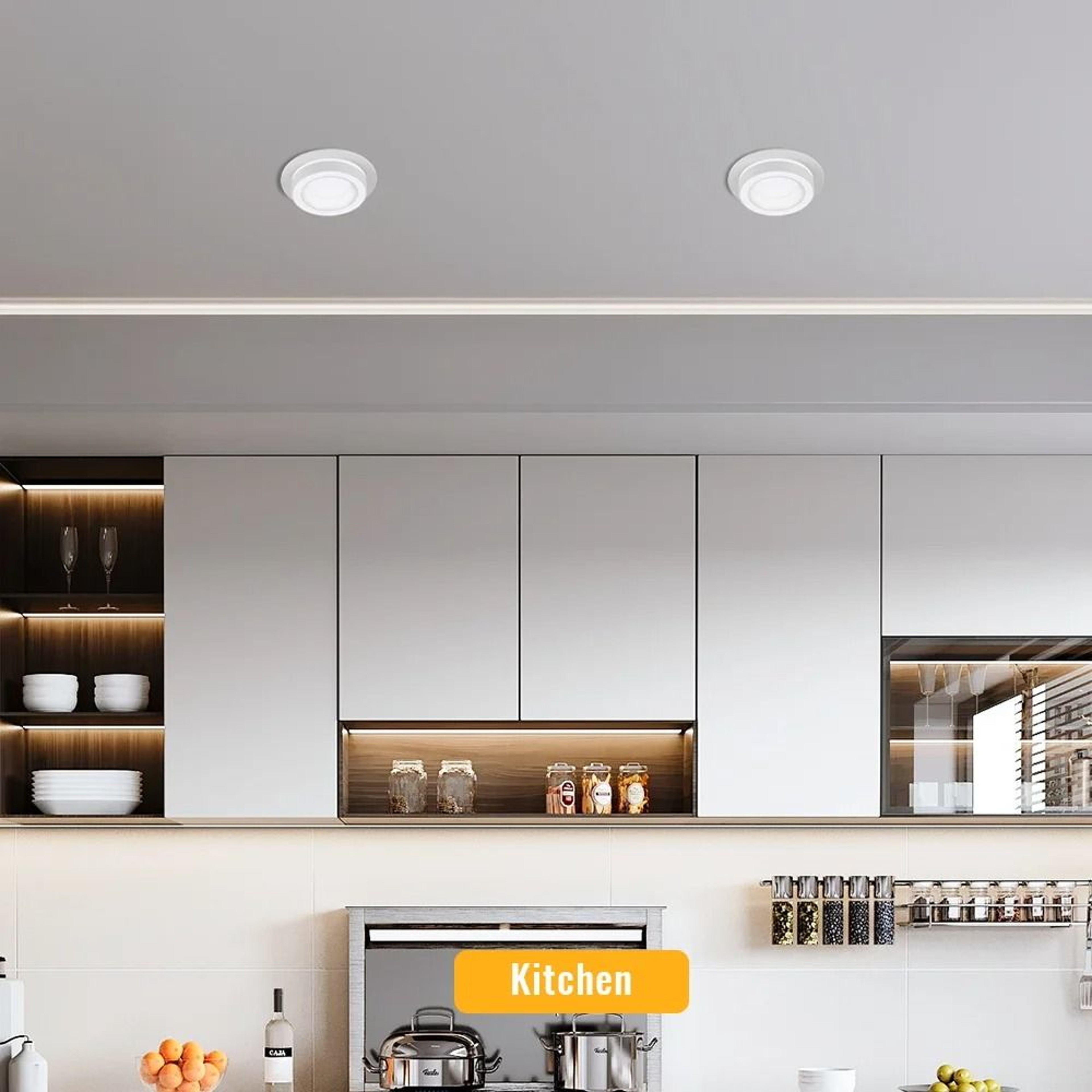GX53 Recessed LED Ceiling Downlight With Dimmable Lighting For Modern Homes 8