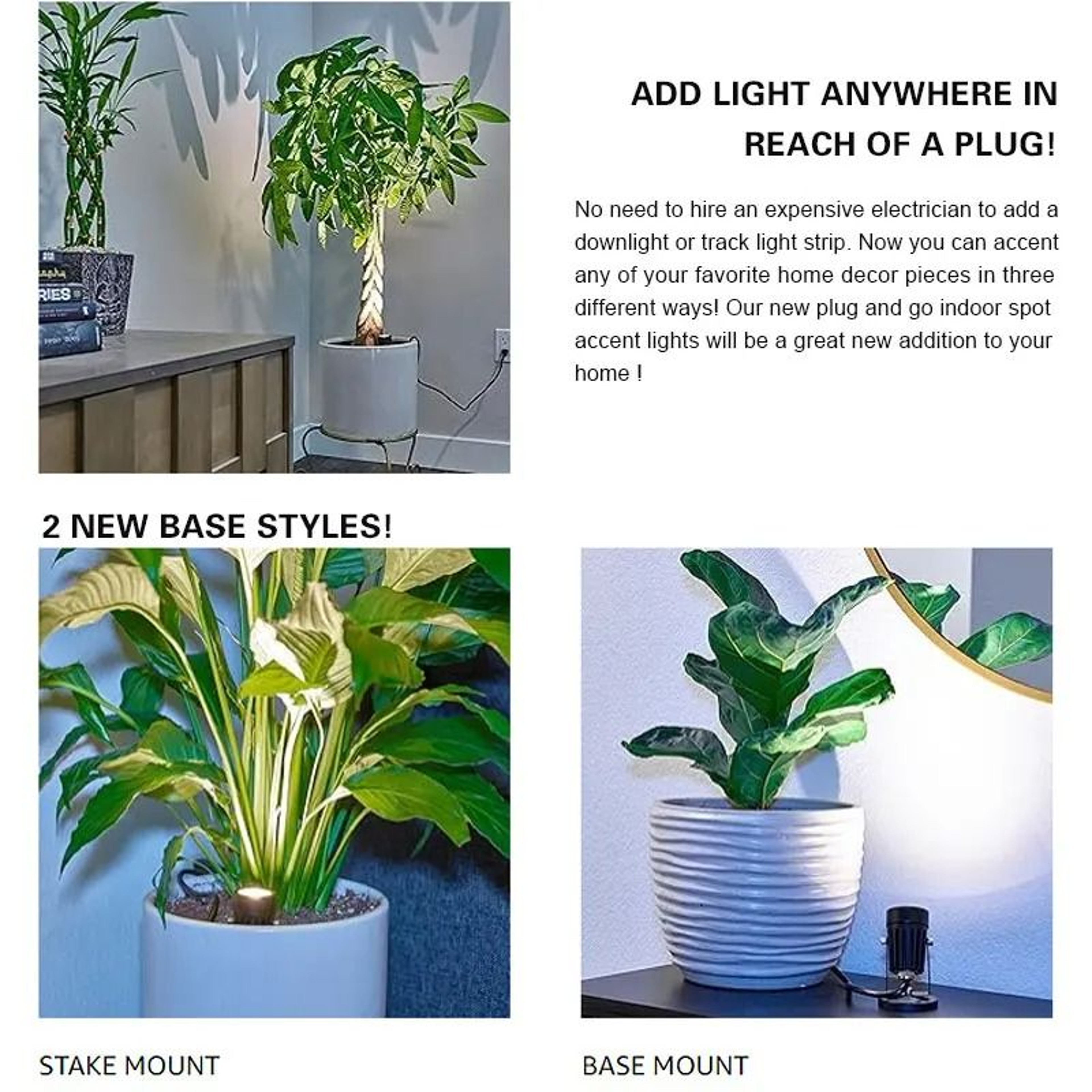 5W USB Dimmable LED Plant Spotlight For Indoor Accent Lighting 4