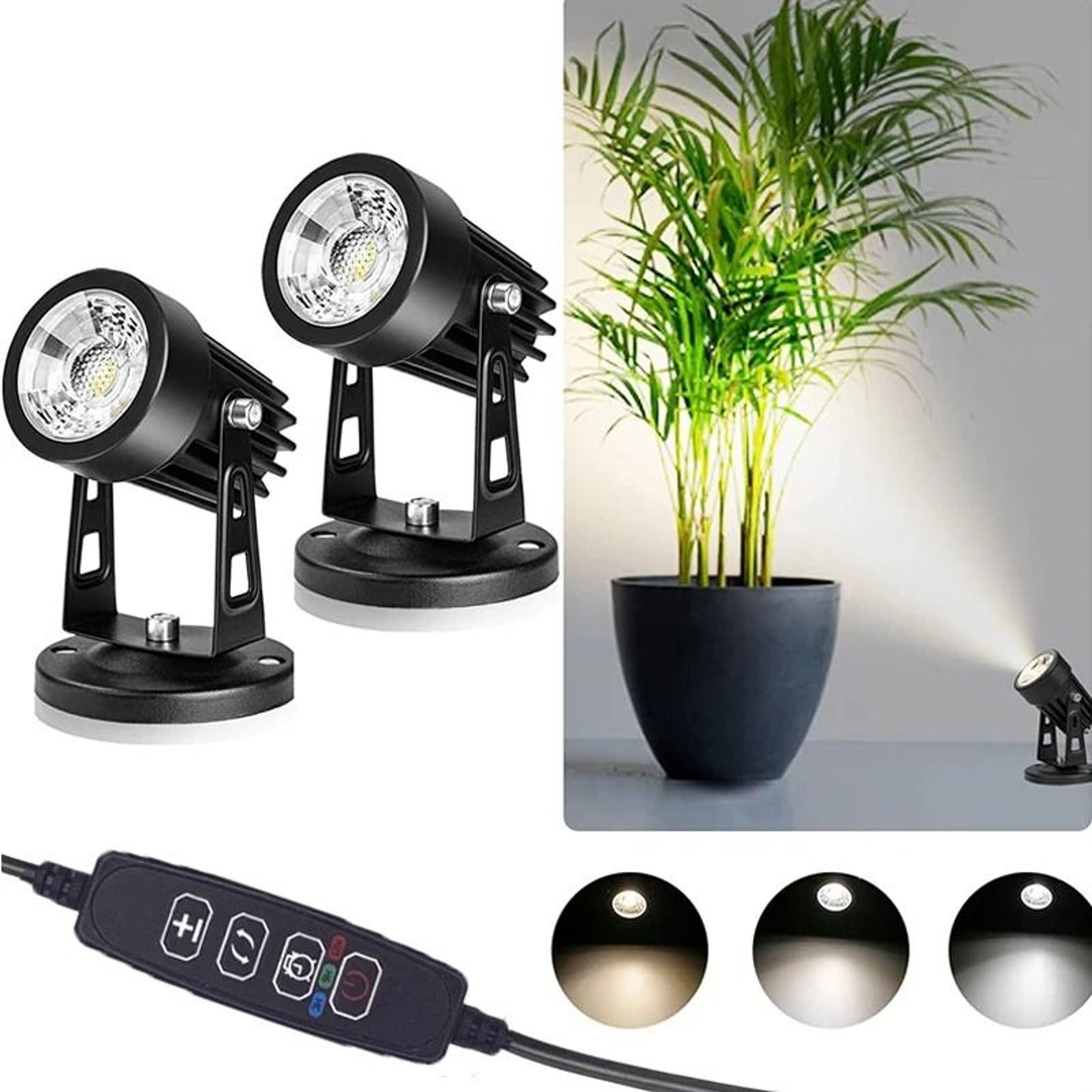 5W Dimmable LED Plant Uplight Spotlight For Indoor Accent Lighting 0