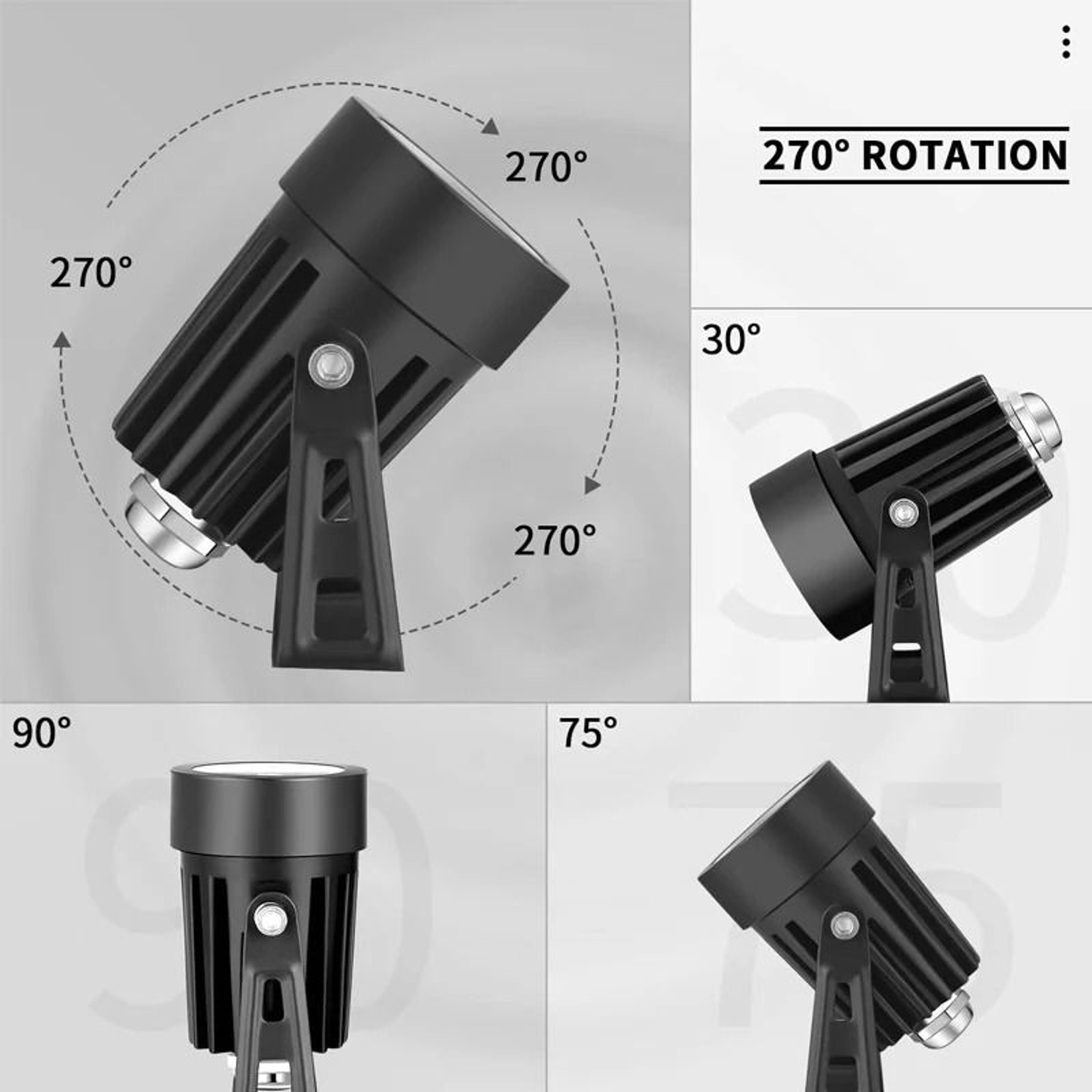 5W Dimmable LED Plant Uplight Spotlight For Indoor Accent Lighting 6
