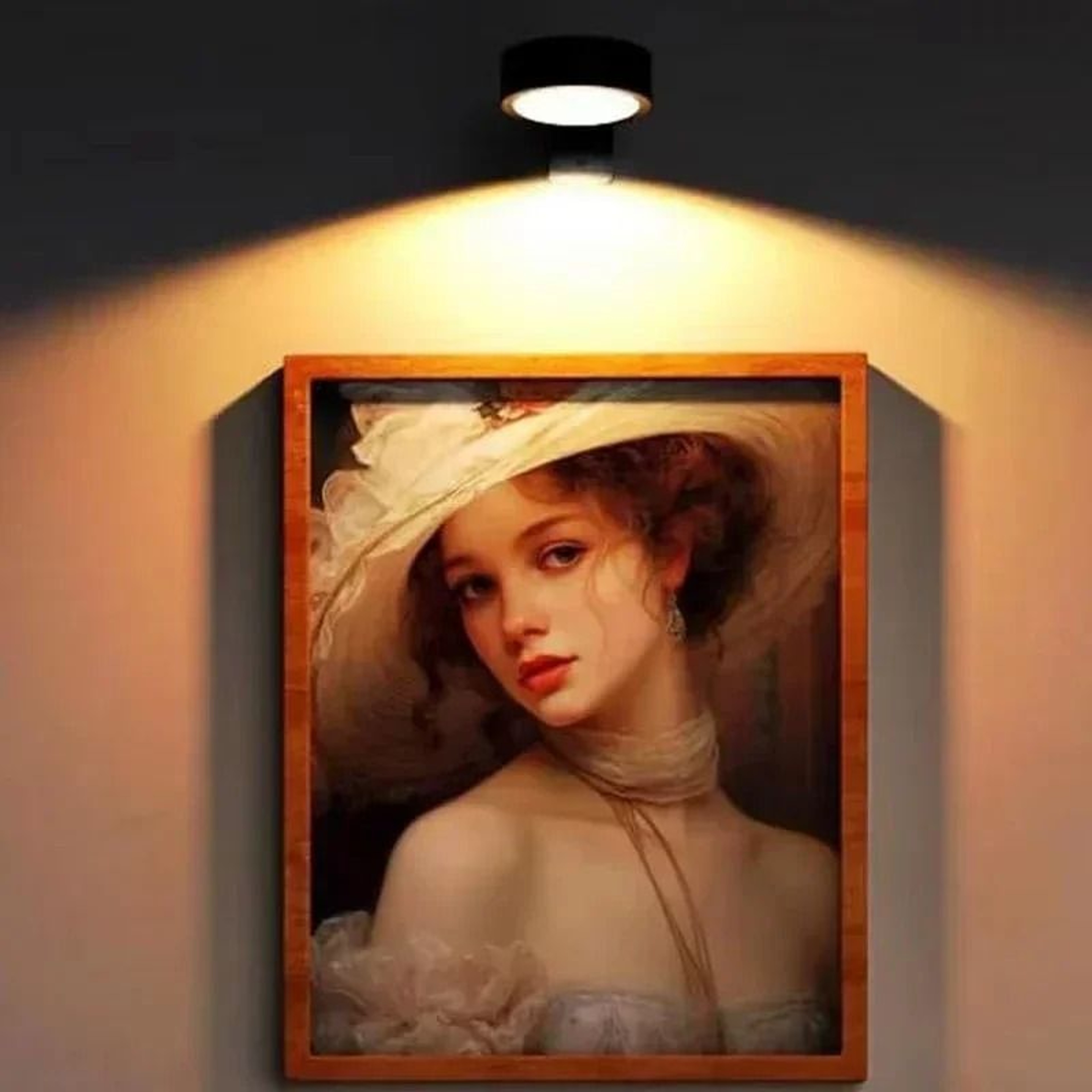Wireless LED Picture Light With Remote Control Dimming And Timer 6