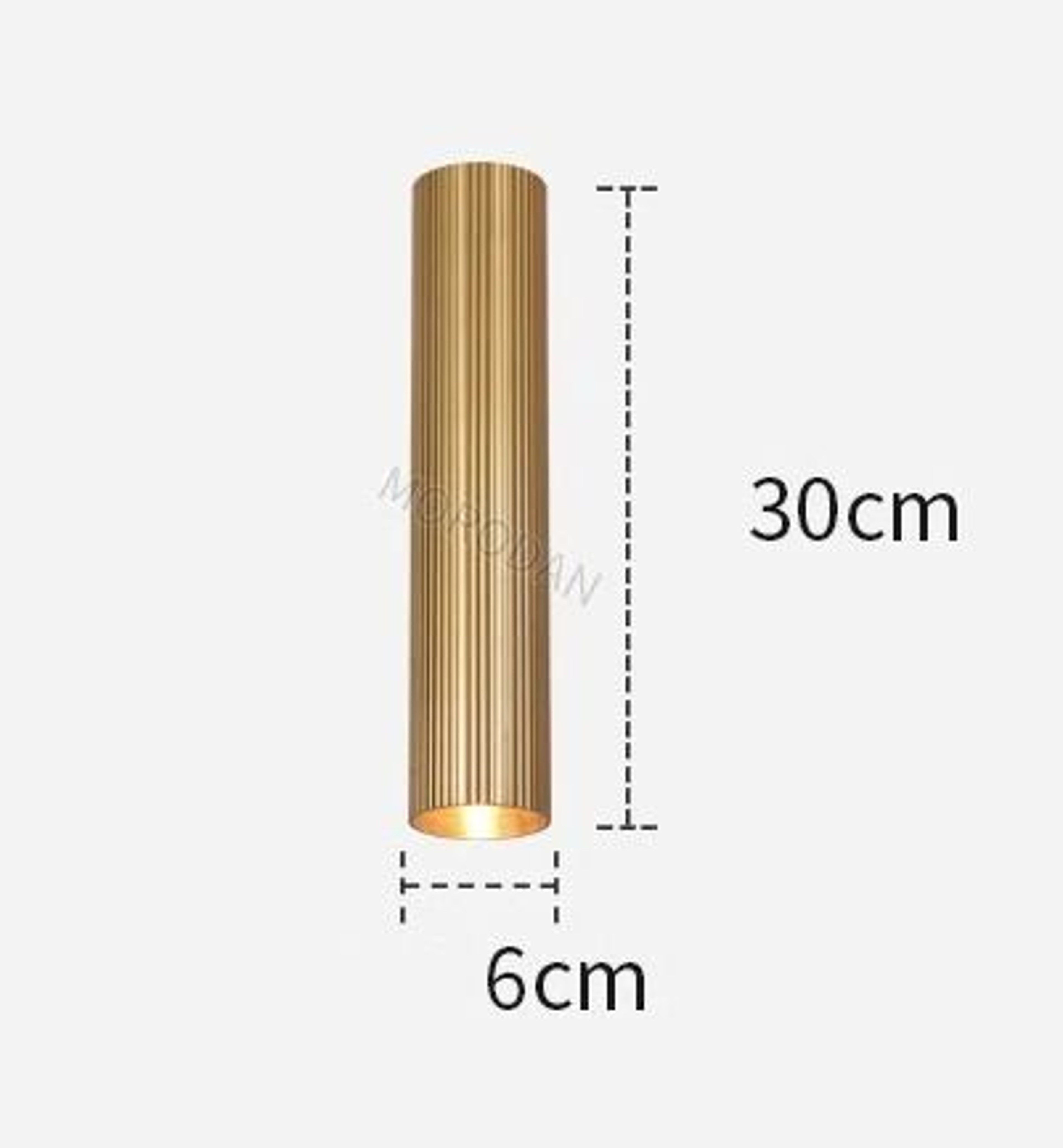 7W Gold LED Ceiling Spotlight 20CM 30CM For Modern Accent Lighting 4