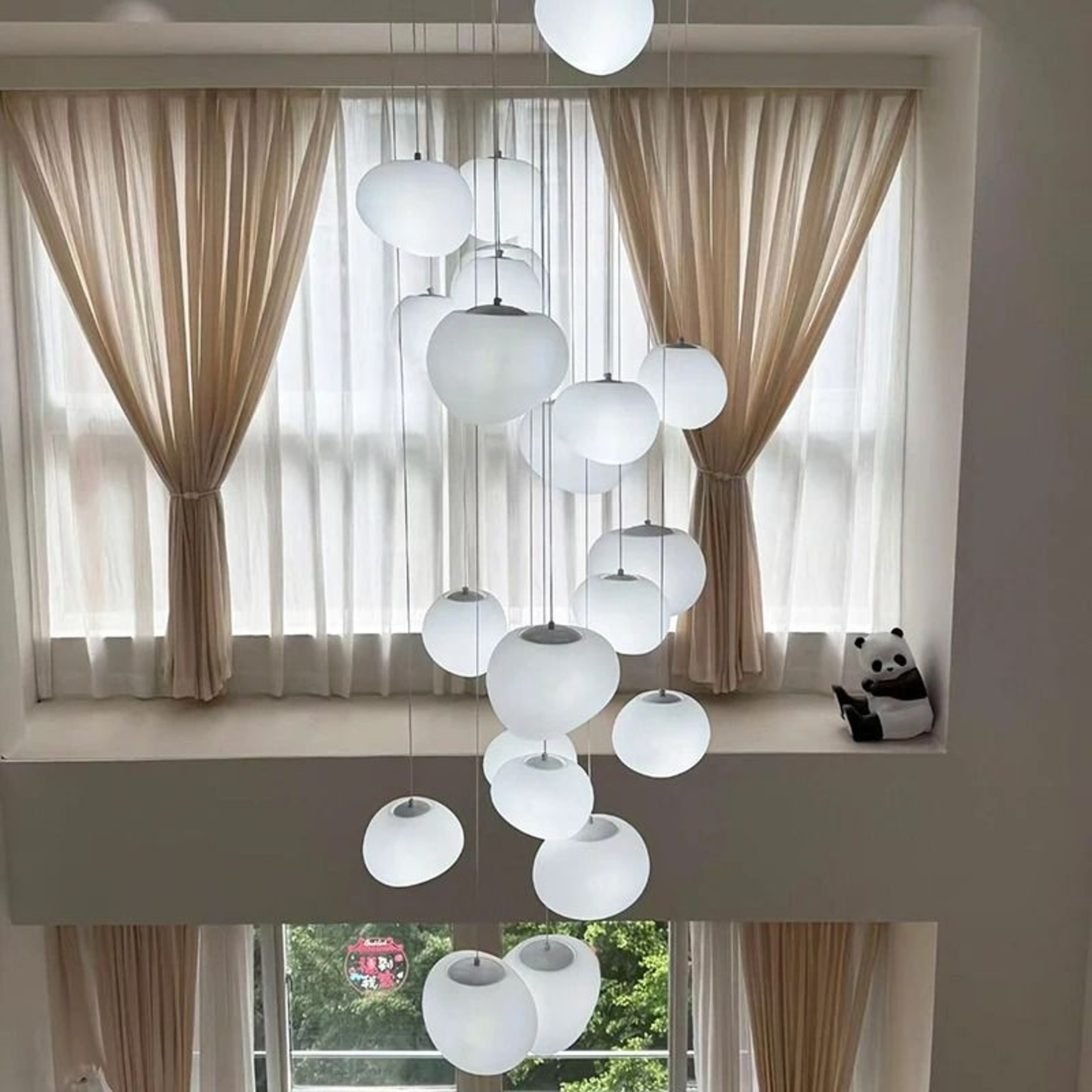Modern Luxury Staircase Chandelier For Elegant Living Room And Dining Room Lighting 15