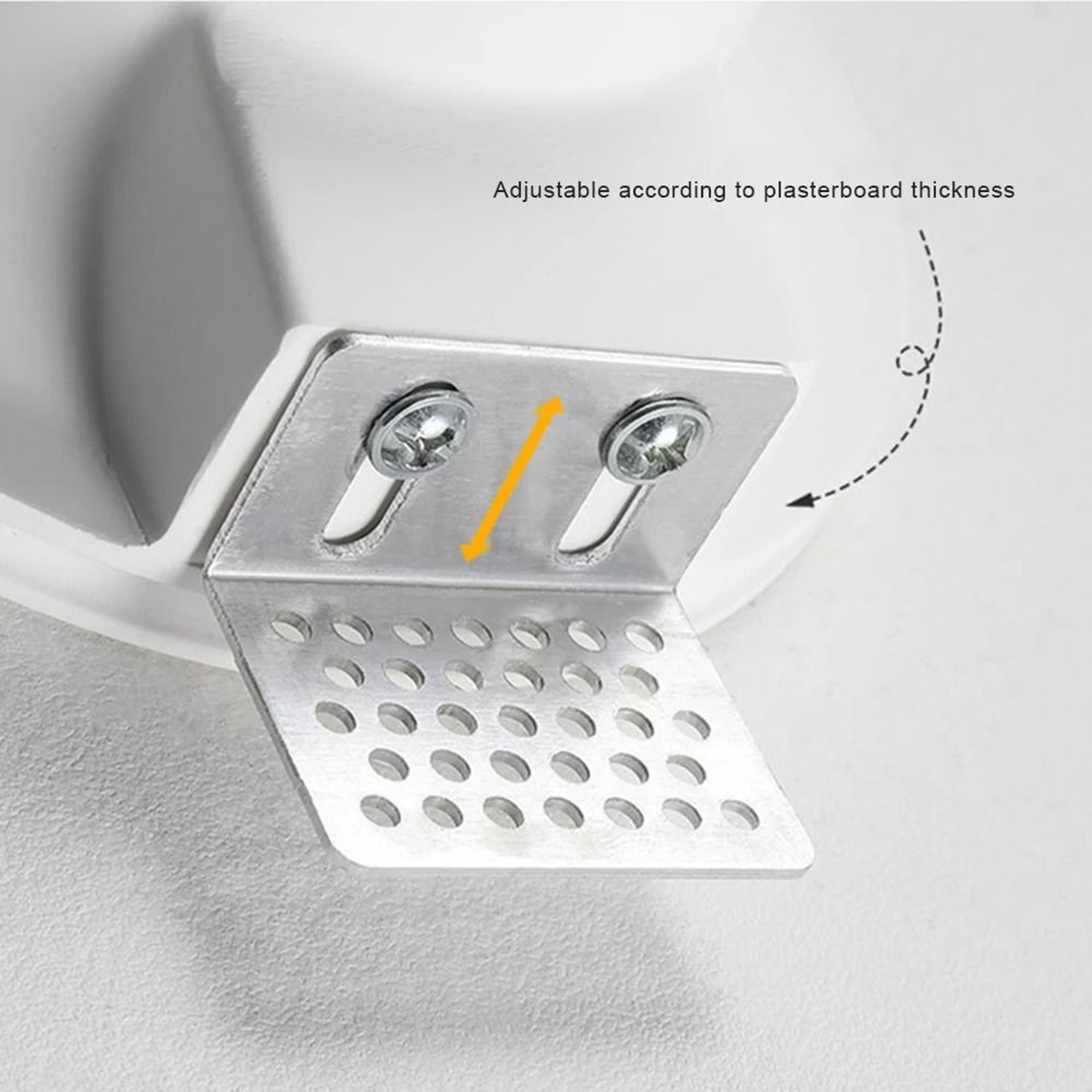 Modern Gypsum Recessed LED Downlight 7W 10W For Seamless Ceiling Lighting 7
