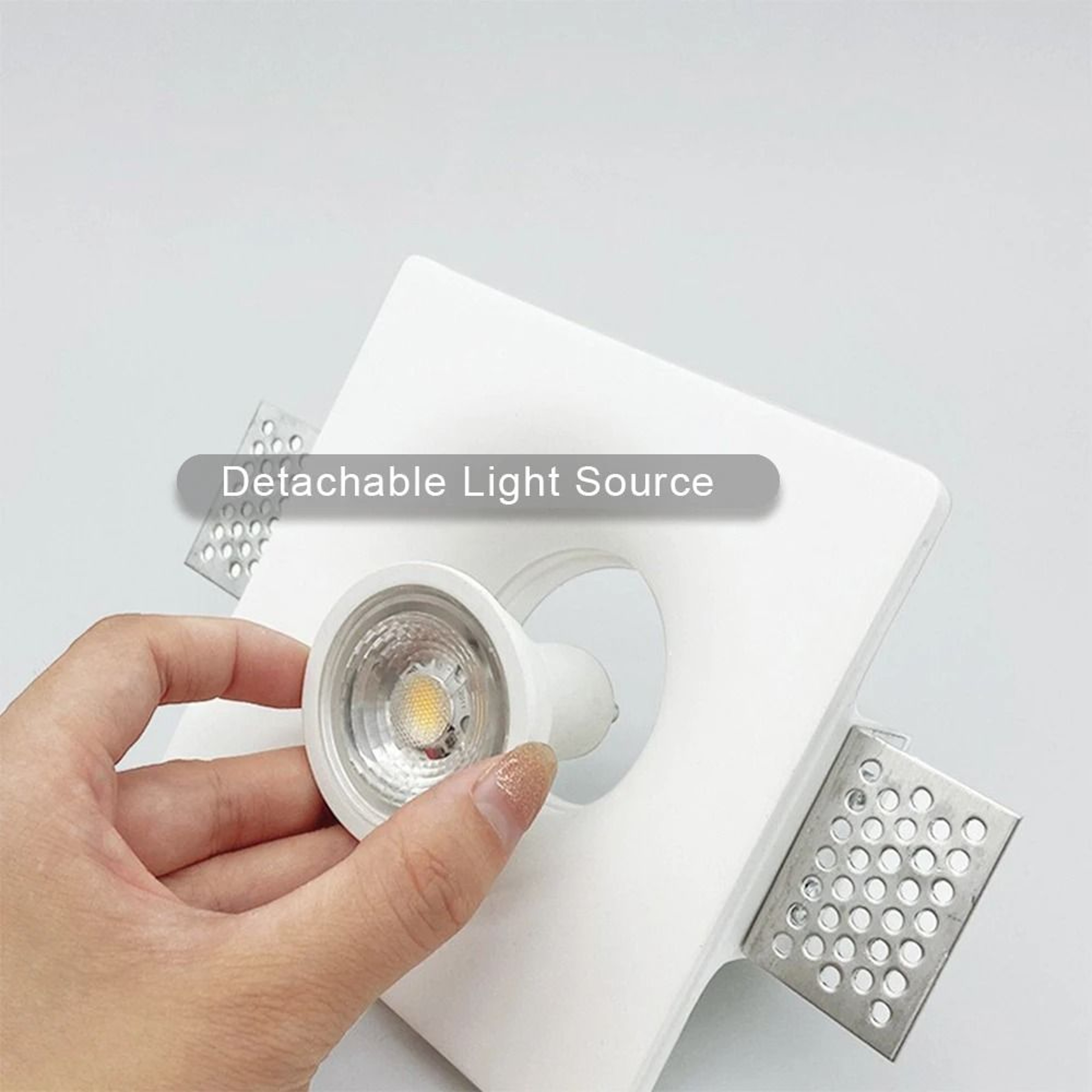 Modern Gypsum Recessed LED Downlight 7W 10W For Seamless Ceiling Lighting 0