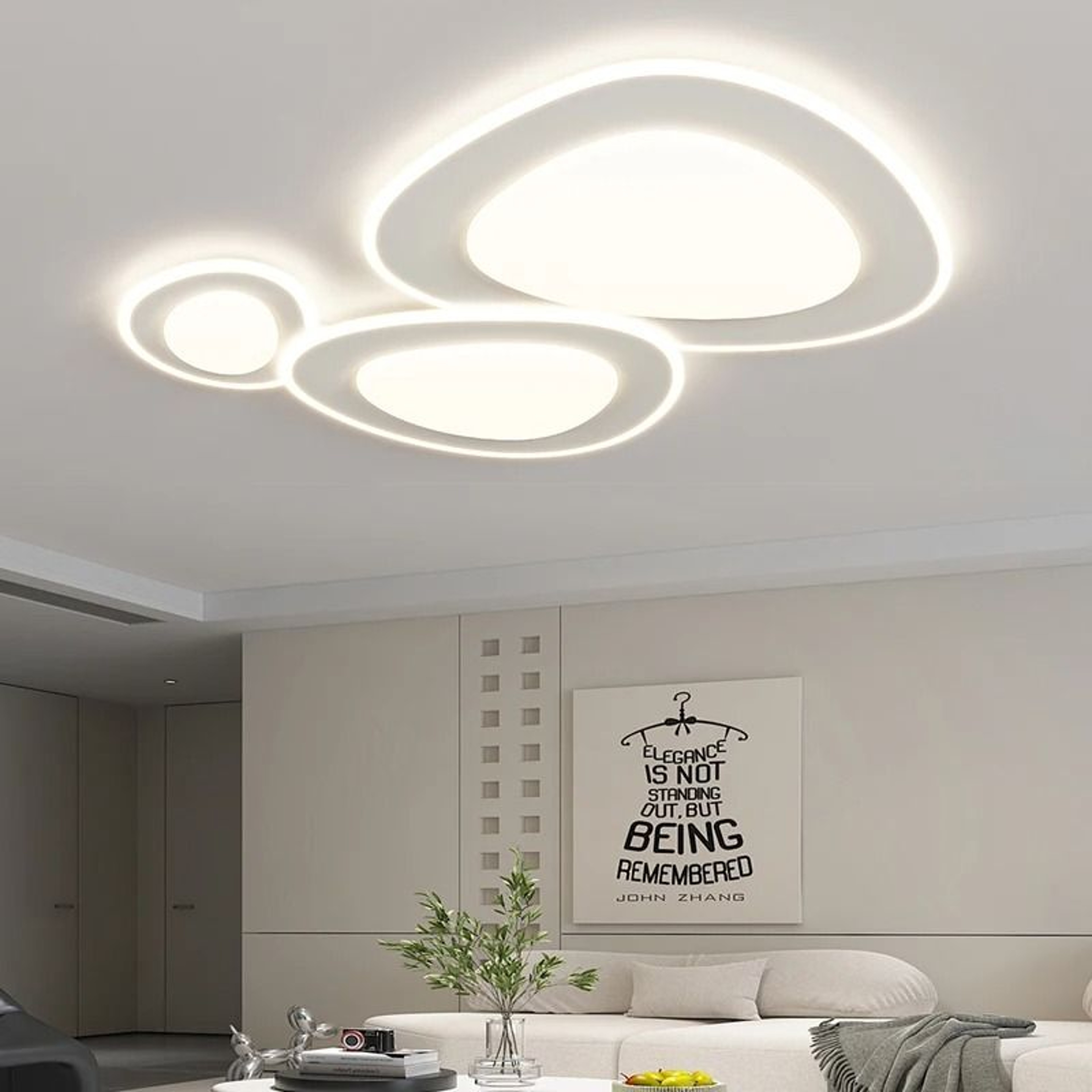 Modern Nordic Ultra Thin LED Ceiling Light For Living Room And Bedroom Decor 15