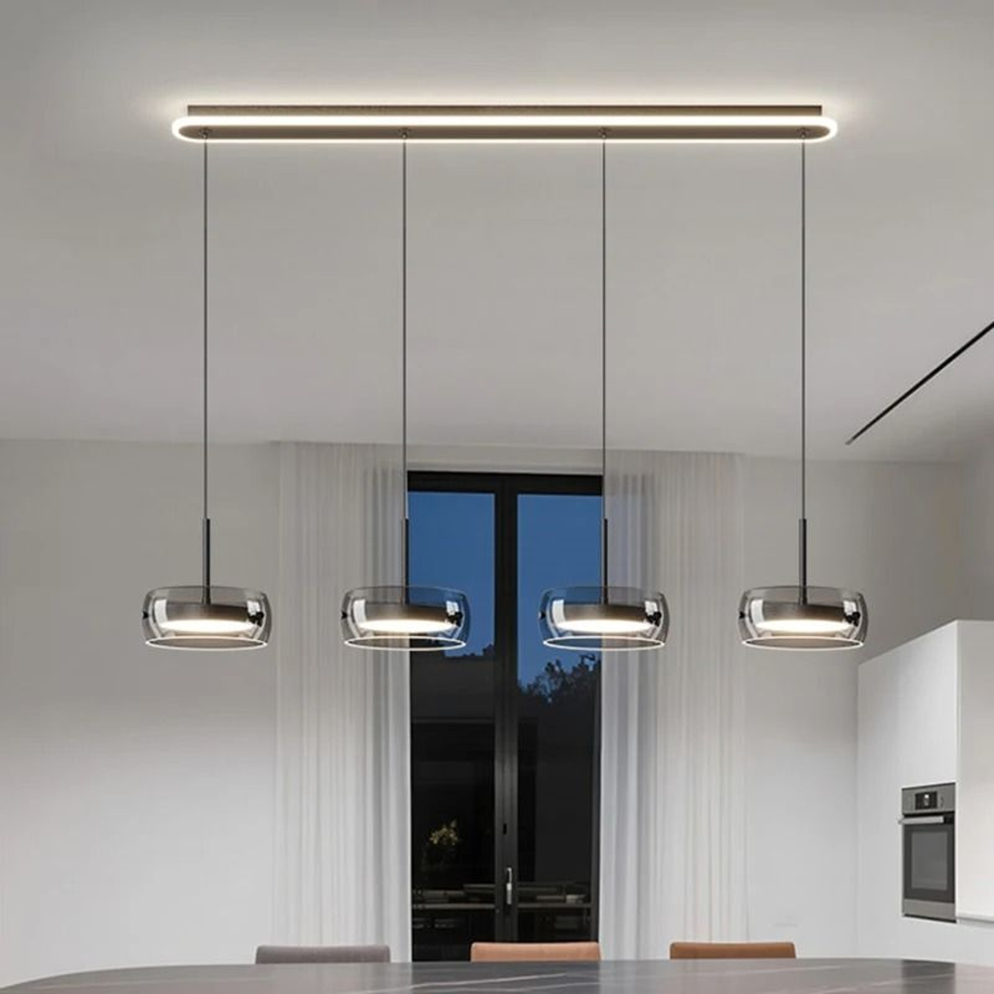 Modern LED Pendant Chandelier For Elegant Dining Room And Living Room Lighting 0