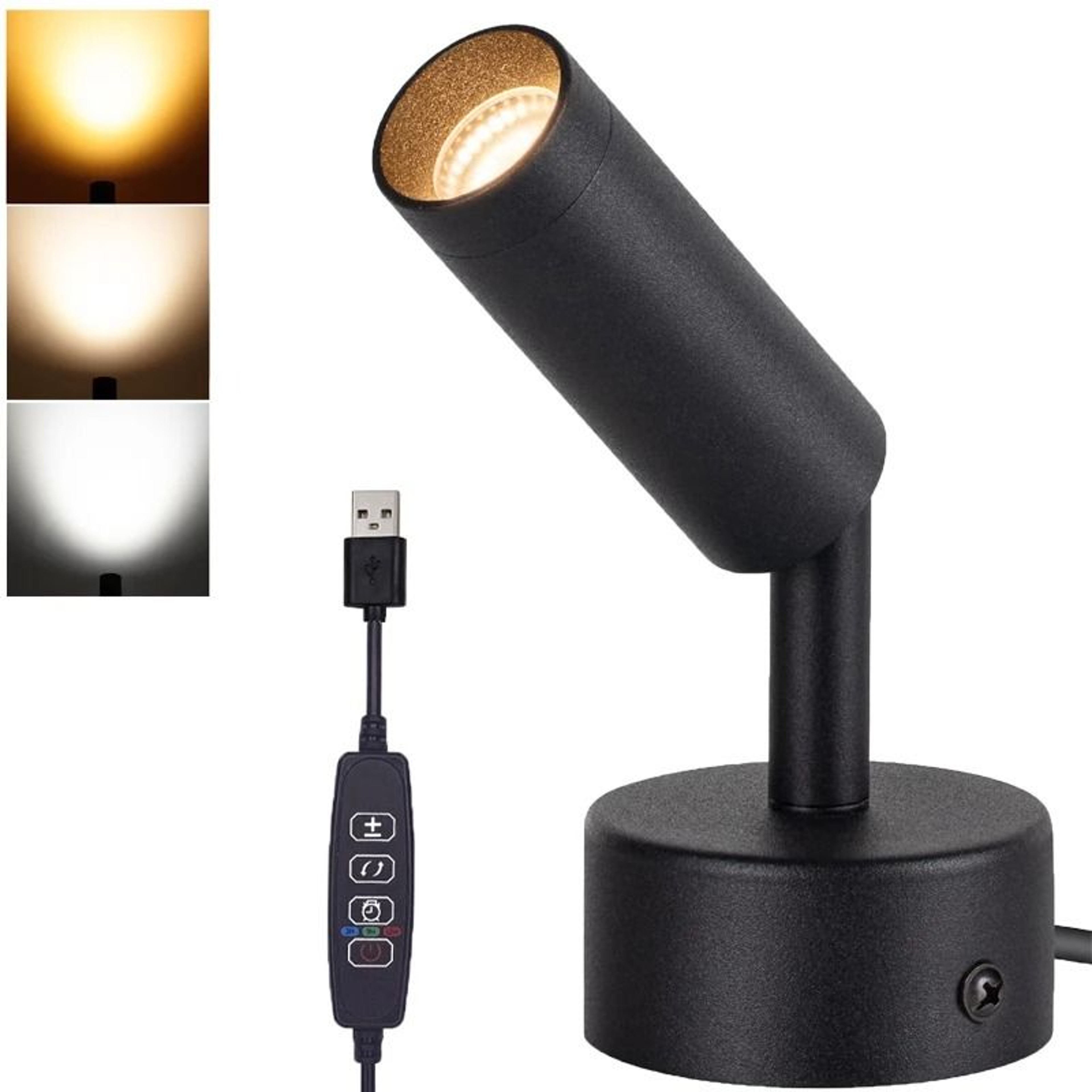 5W Dimmable LED Floor Spotlight With 3 Color Indoor Uplighting 1