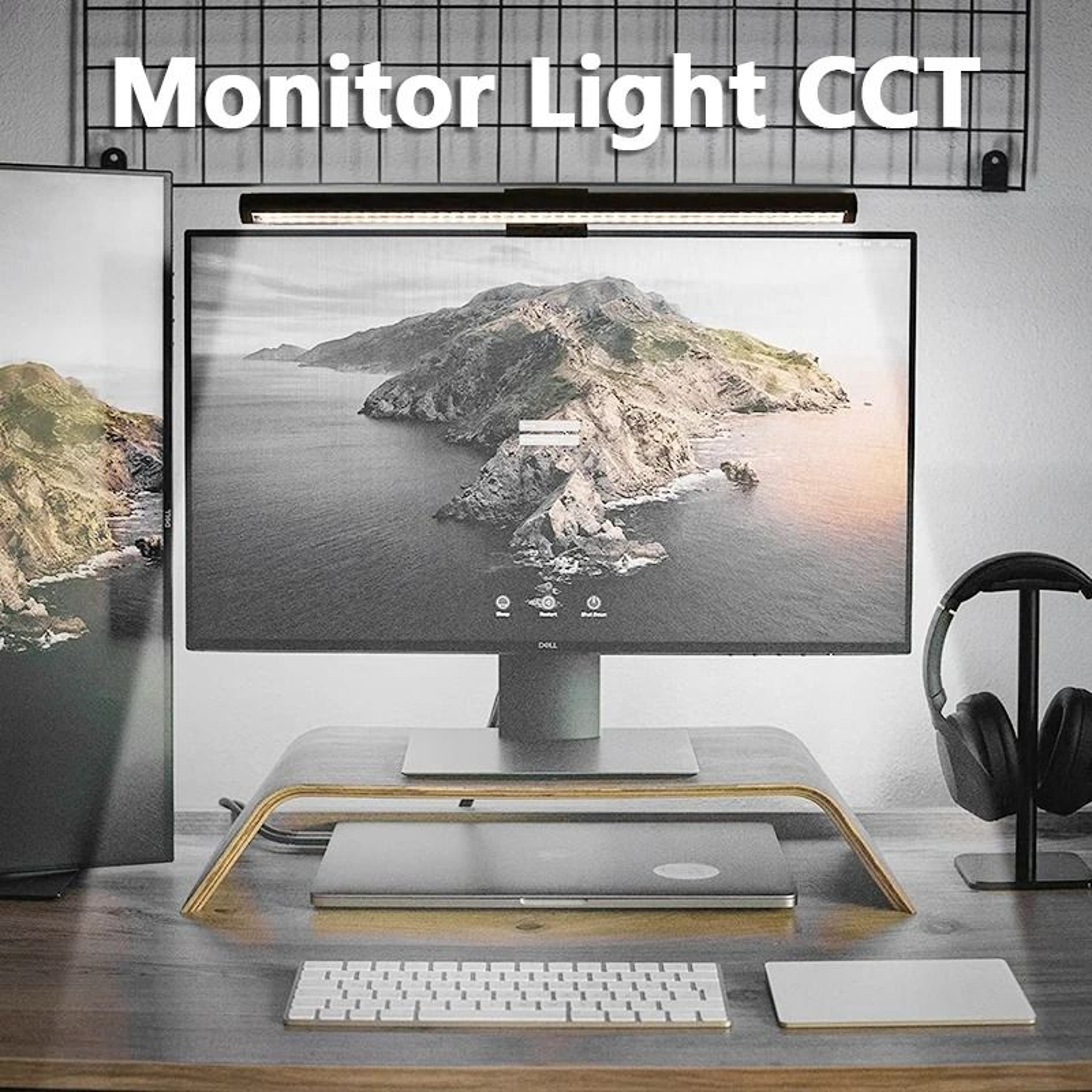 5V Touch Control LED Monitor Light Bar With RGB Ambient Lighting 0