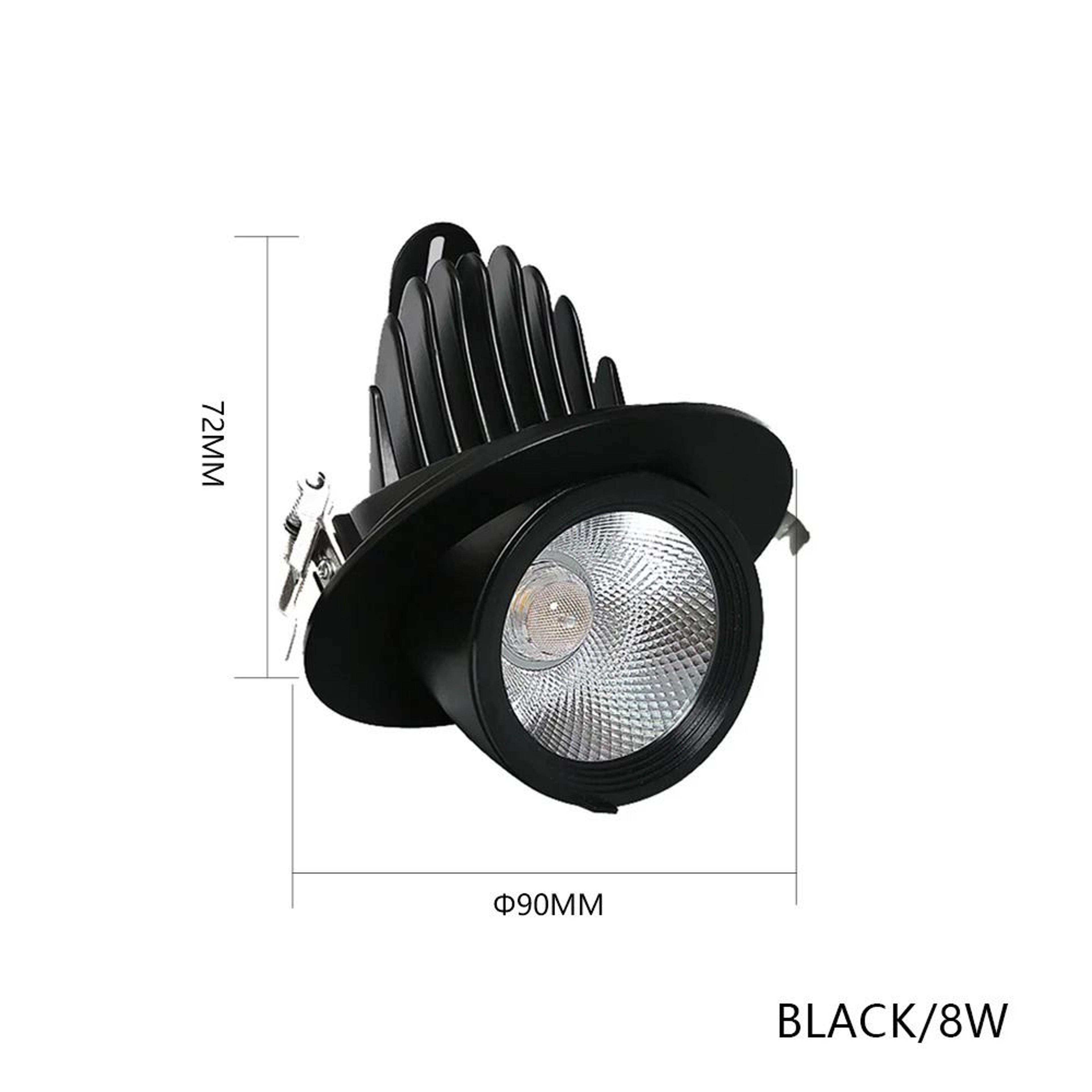 15W Adjustable COB LED Recessed Downlight For Home And Shop Lighting 1