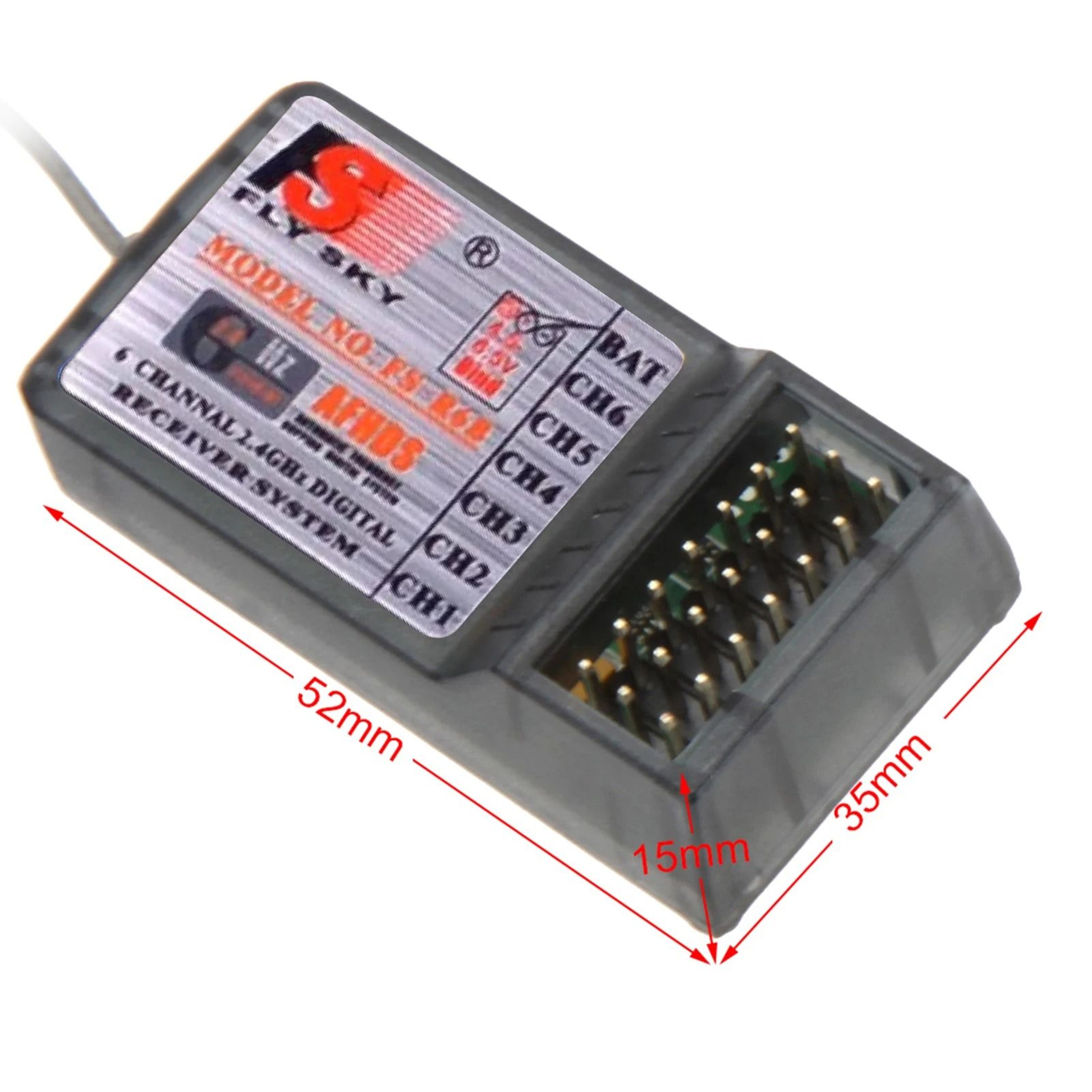 24GHz 6 Channel RC Receiver For Reliable Remote Control 1
