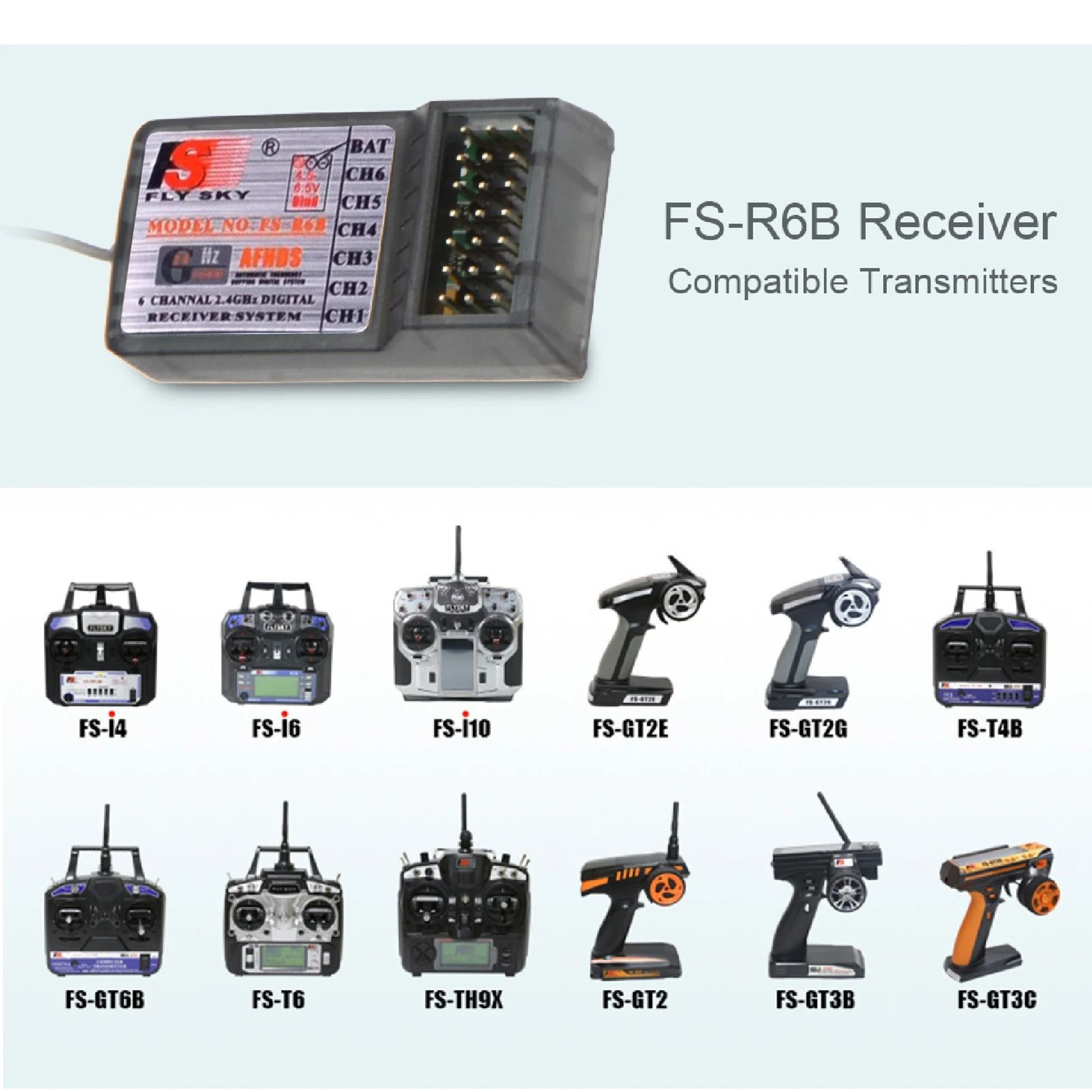 24GHz 6 Channel RC Receiver For Reliable Remote Control 3