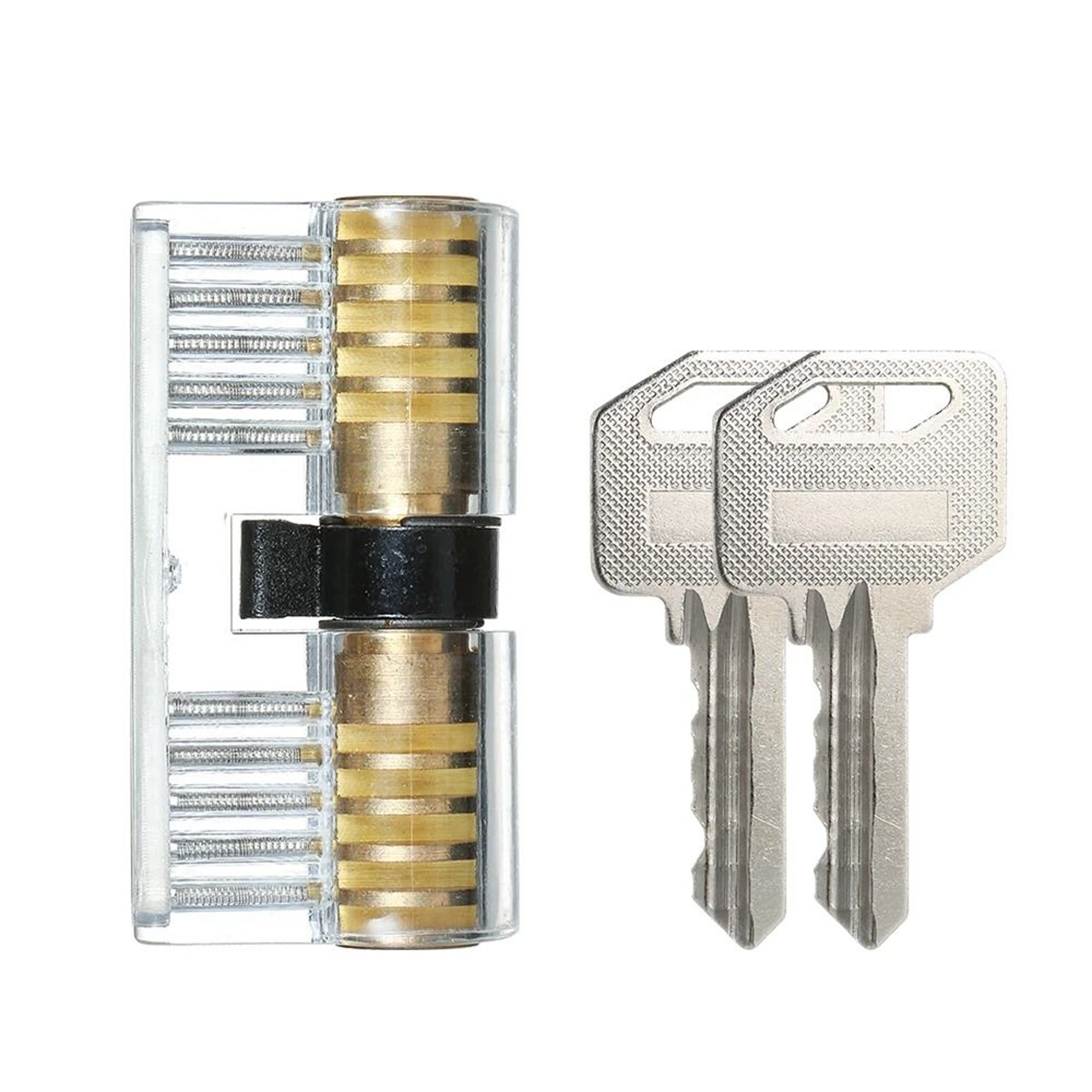 8 Piece Transparent Practice Lock Set For Beginner Locksmith Training 2