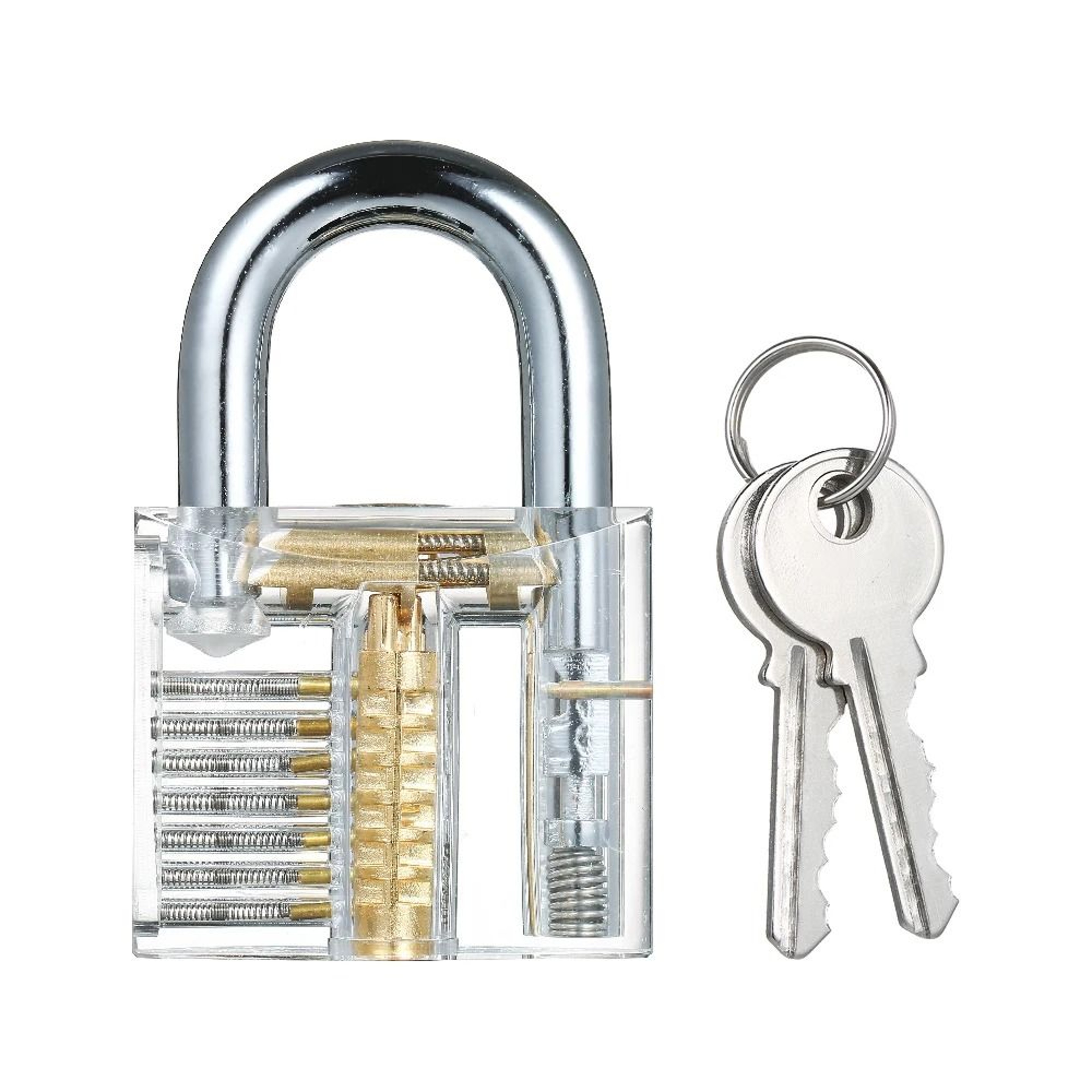 8 Piece Transparent Practice Lock Set For Beginner Locksmith Training 3