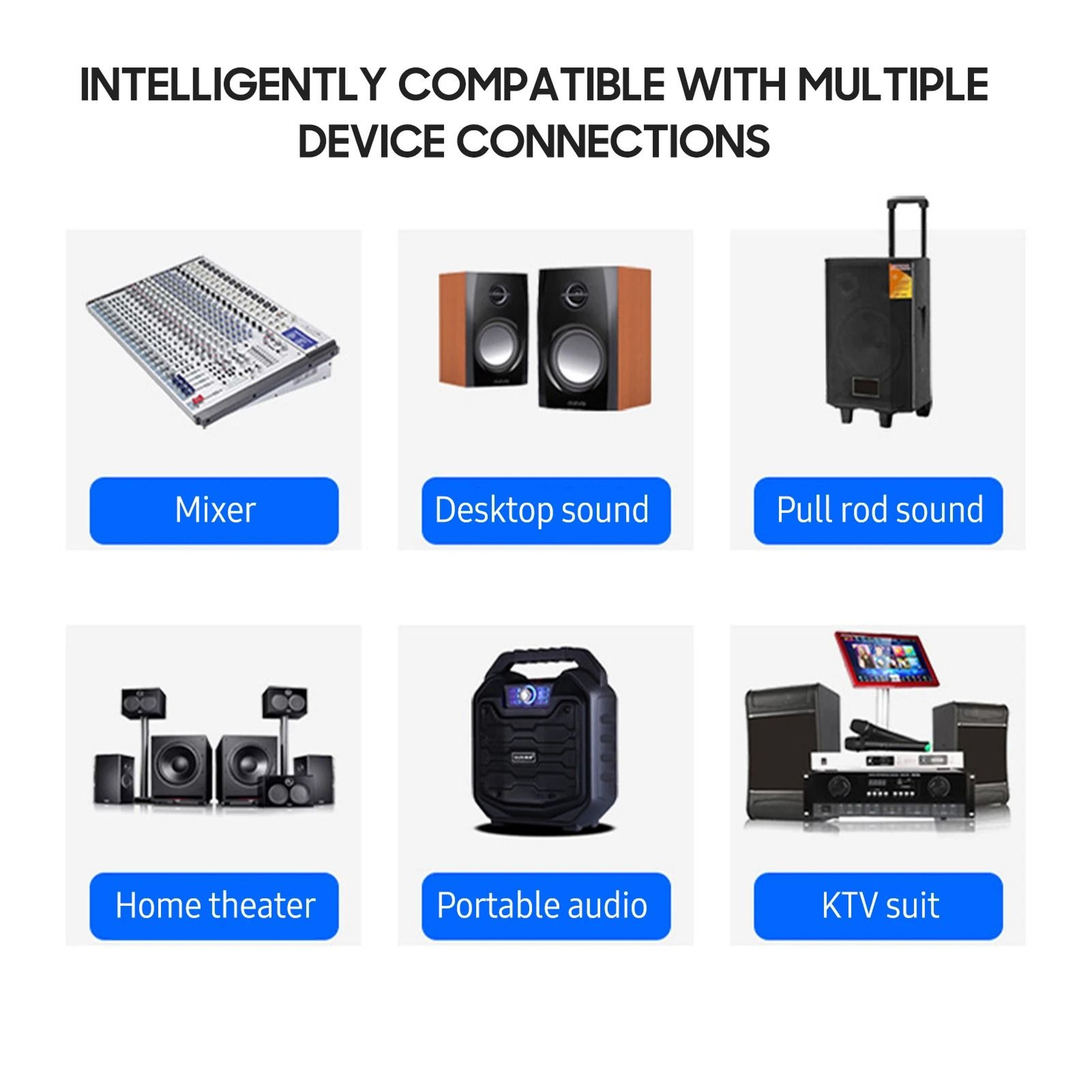 UHF Wireless Microphone Converter With XLR Transmitter And Receiver 2