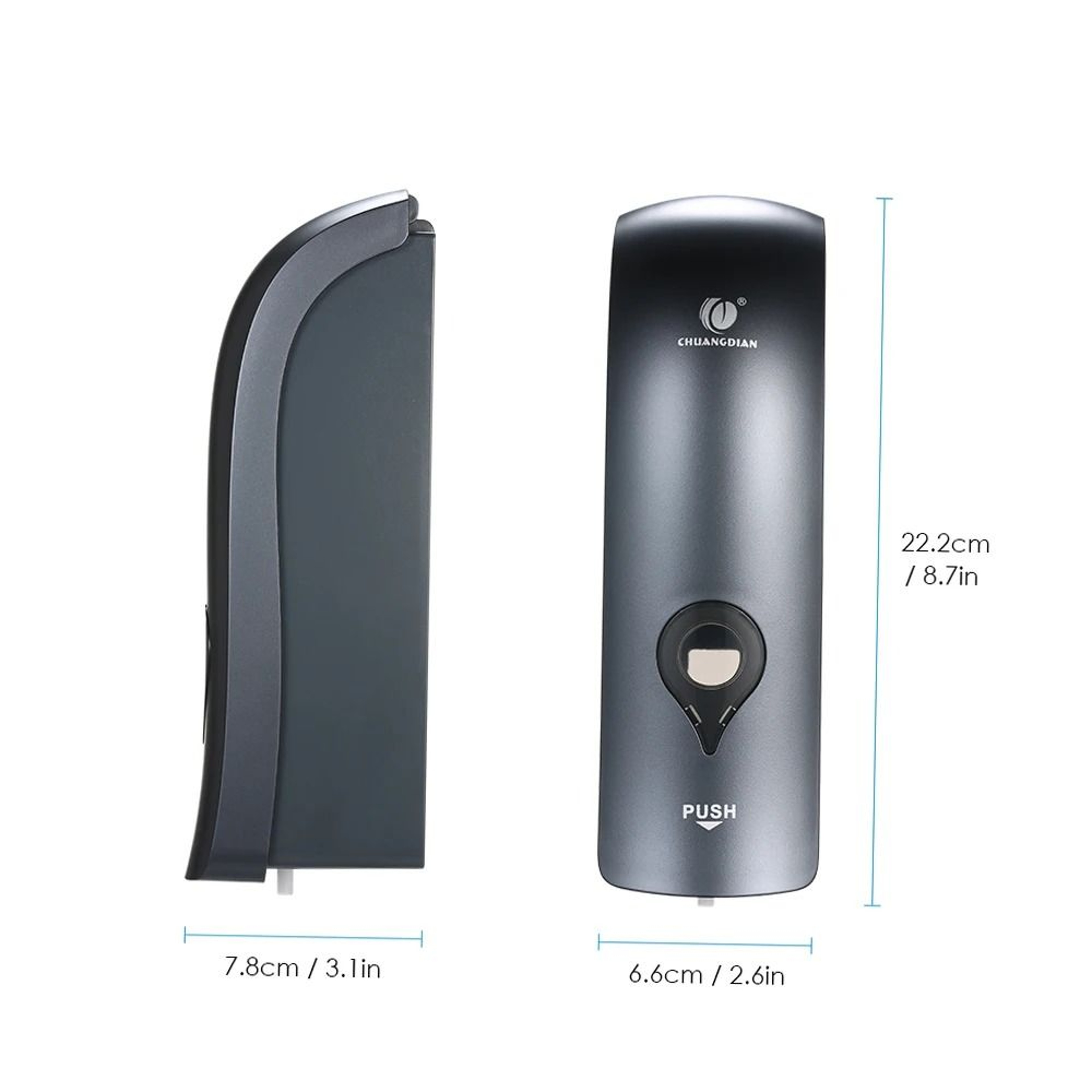 300ml No Drill Wall Mounted Soap Dispenser For Bathroom And Shower 1