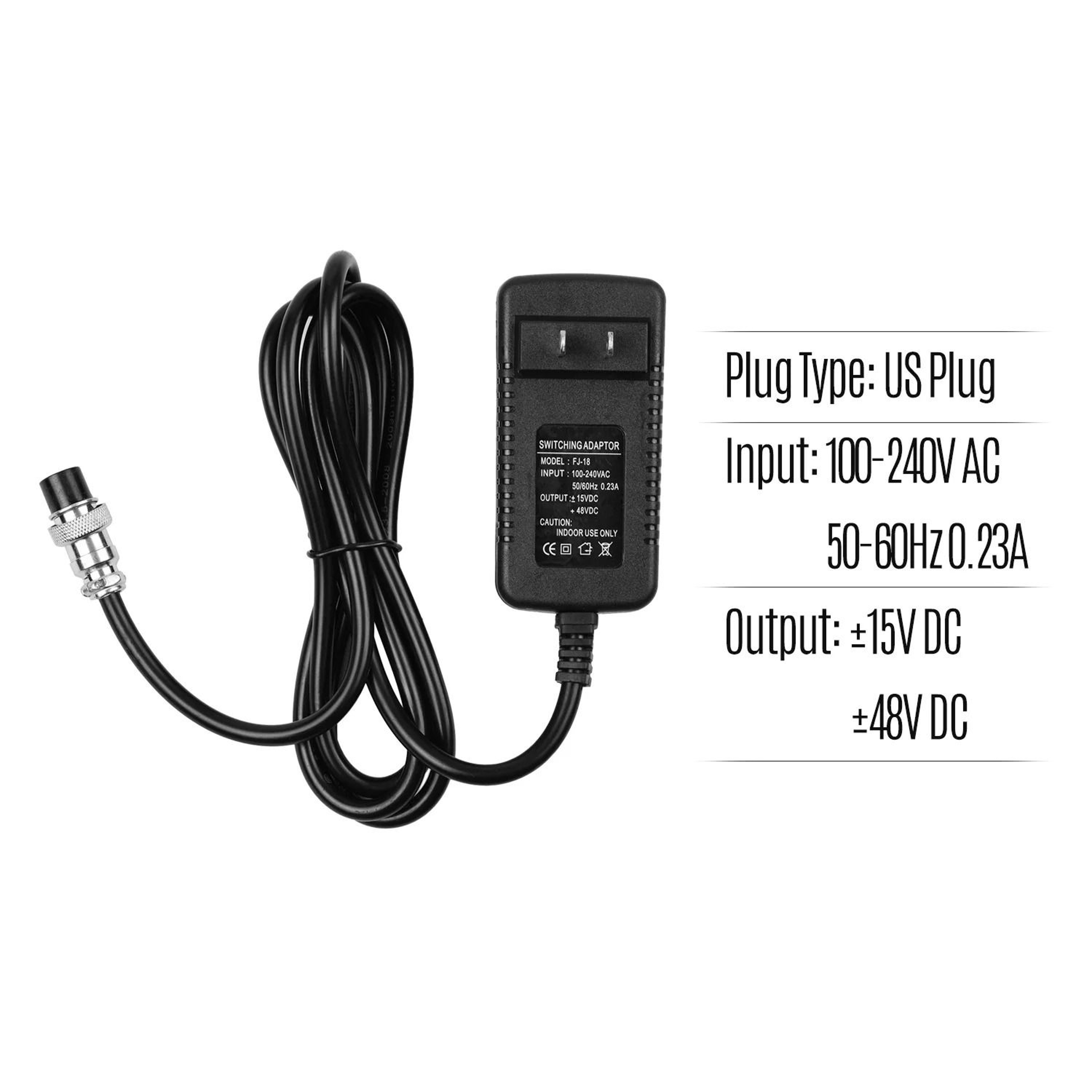 15V 230mA 4 Pin Power Adapter For Audio Mixing Consoles 3