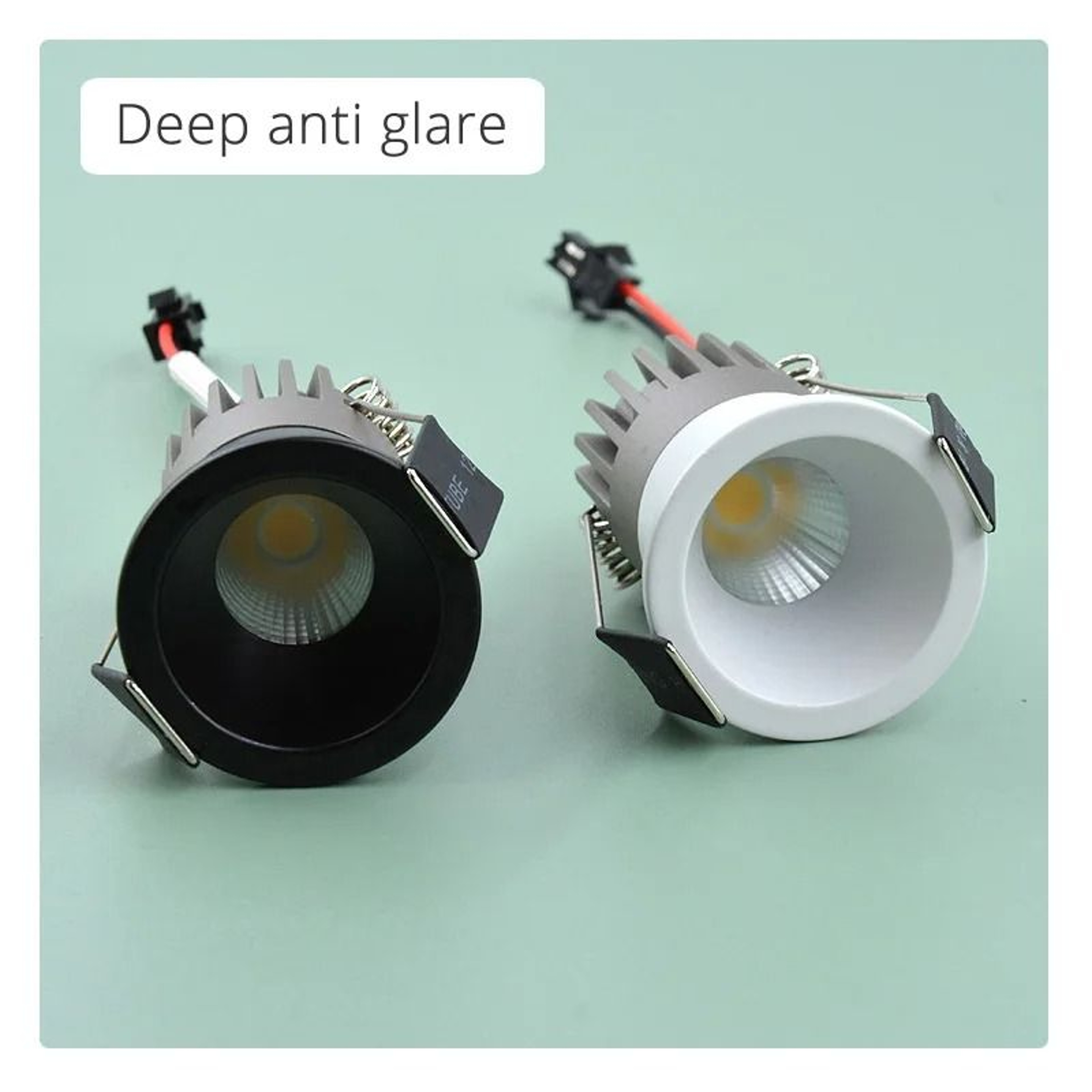 10 Pack Mini Anti Glare COB LED Recessed Downlights 3W 5W 7