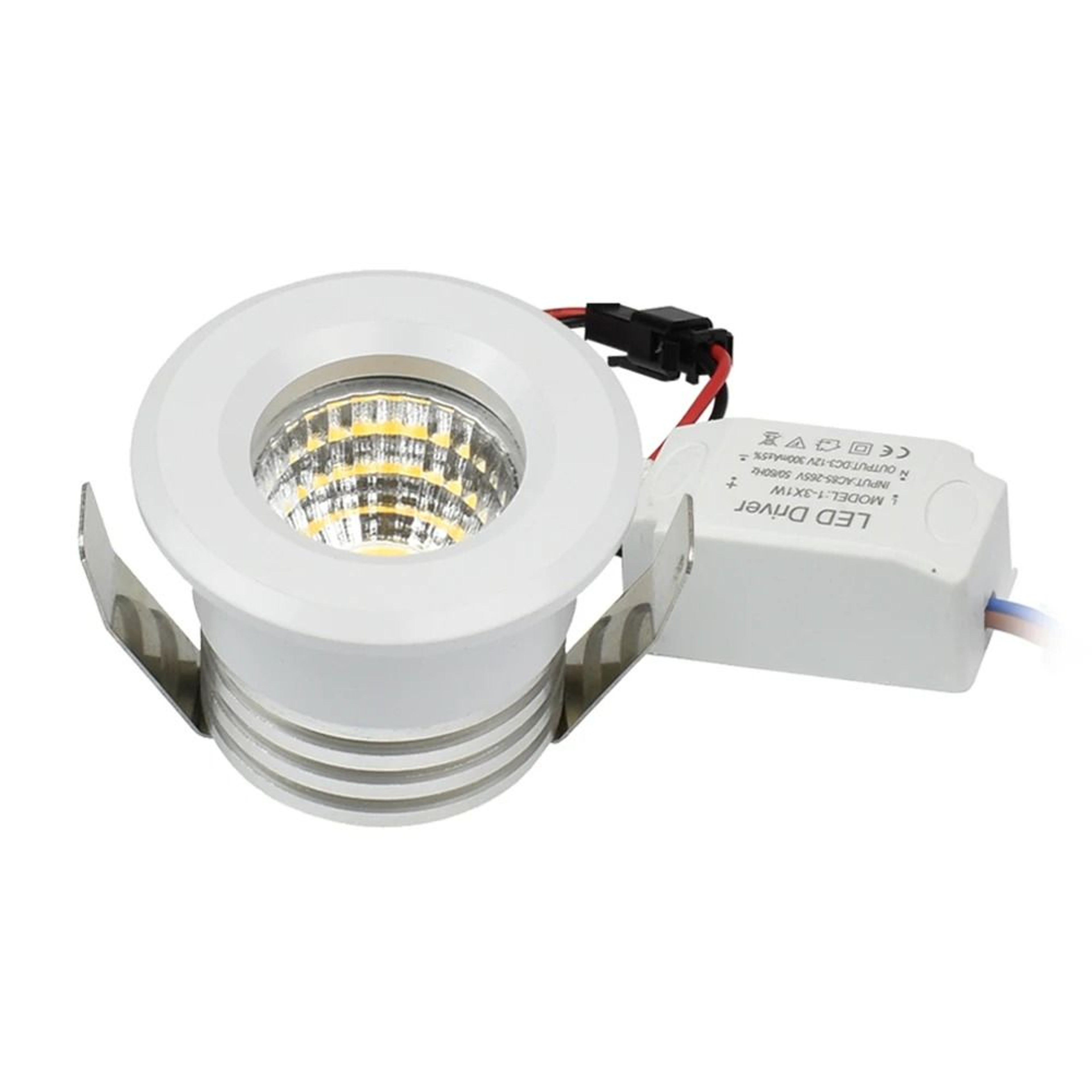 4 Pack 3W COB LED Dimmable Recessed Ceiling Spotlights 0