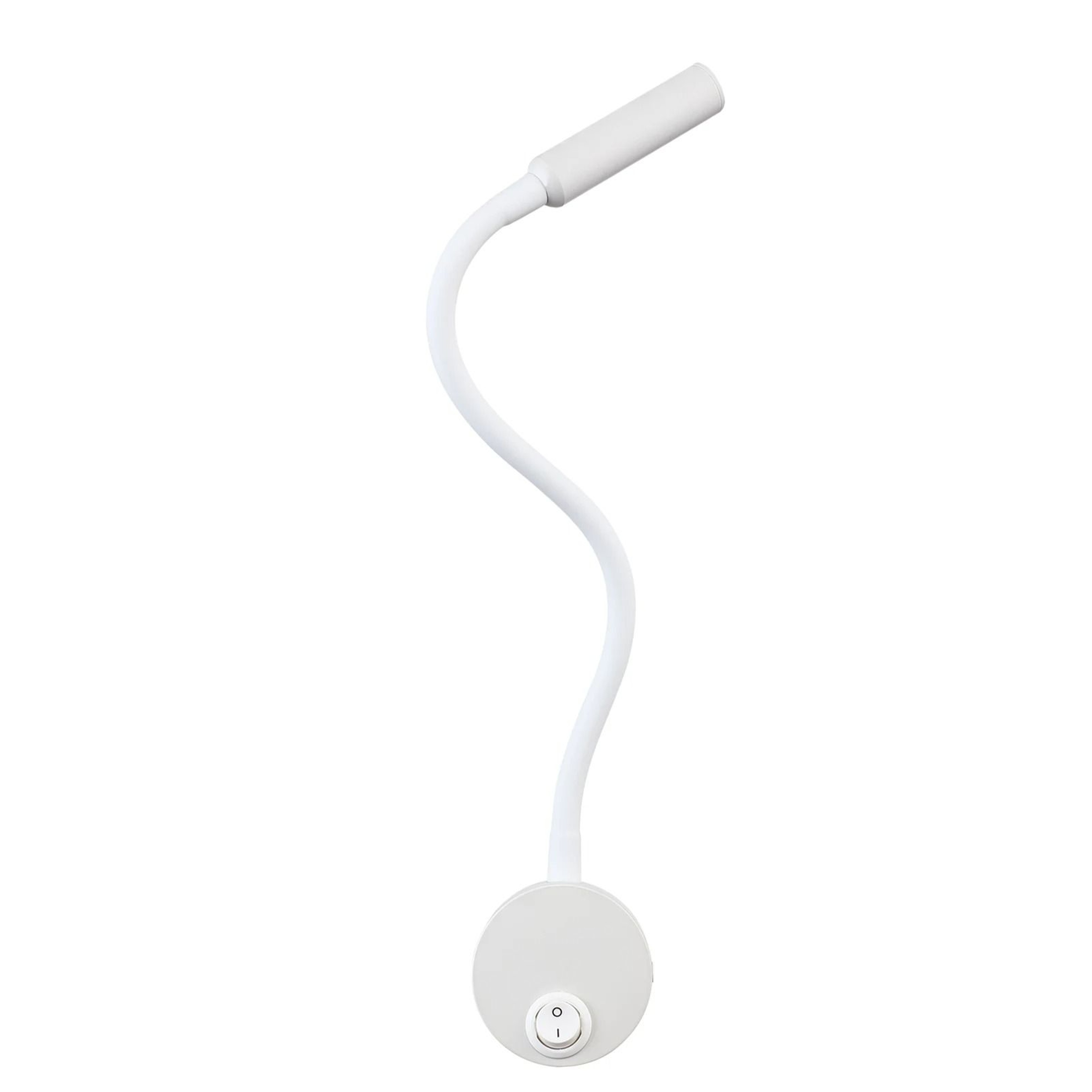 3W Adjustable LED Bedside Reading Wall Lamp Hardwired 3