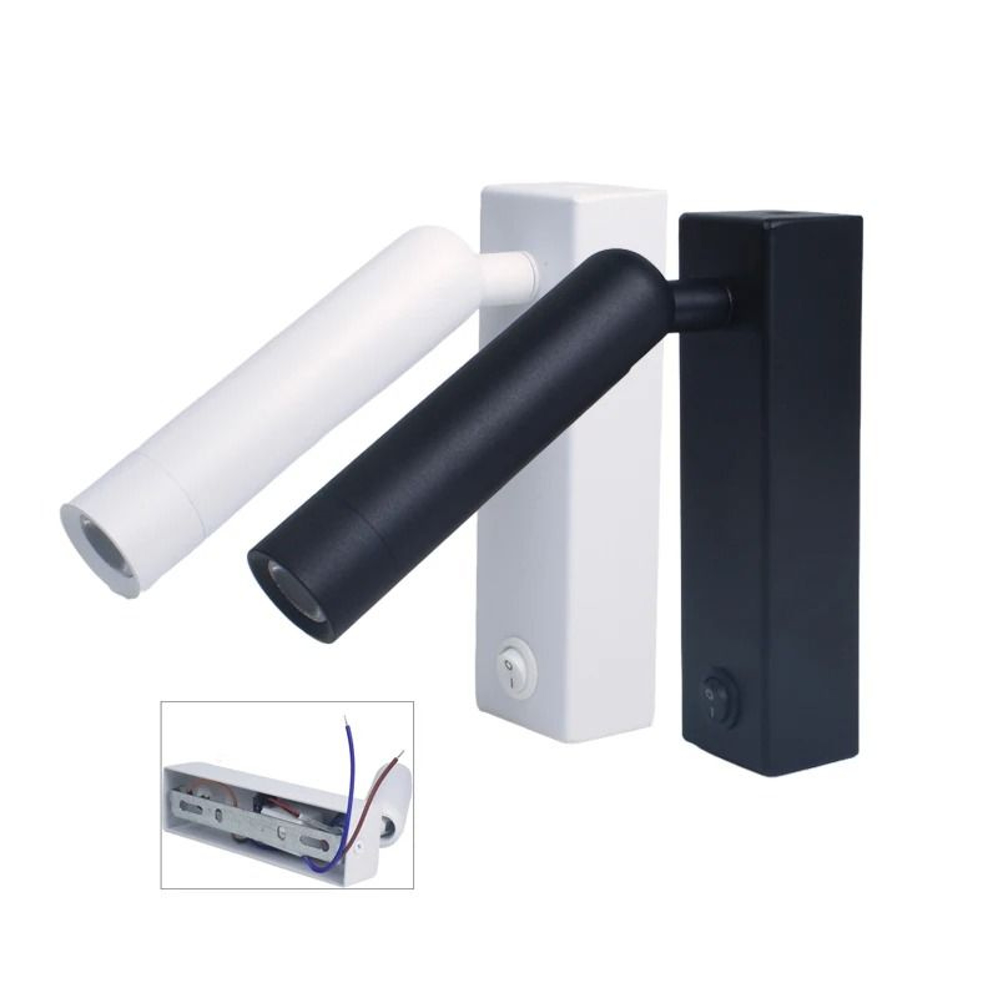 Modern Rotatable Bedside Reading Wall Lamp With Switch 0