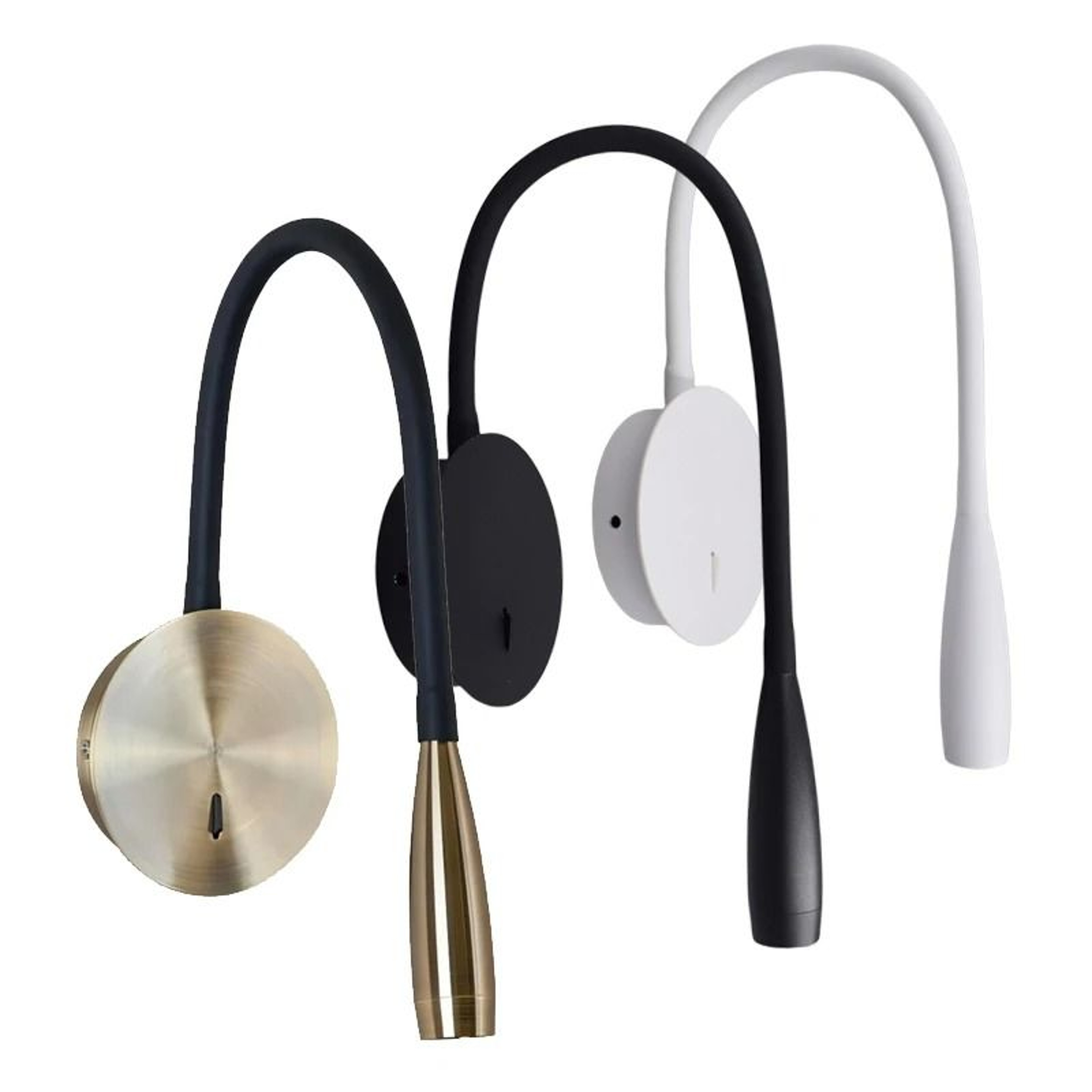 583mm Adjustable LED Bedside Reading Wall Lamp 3W 8
