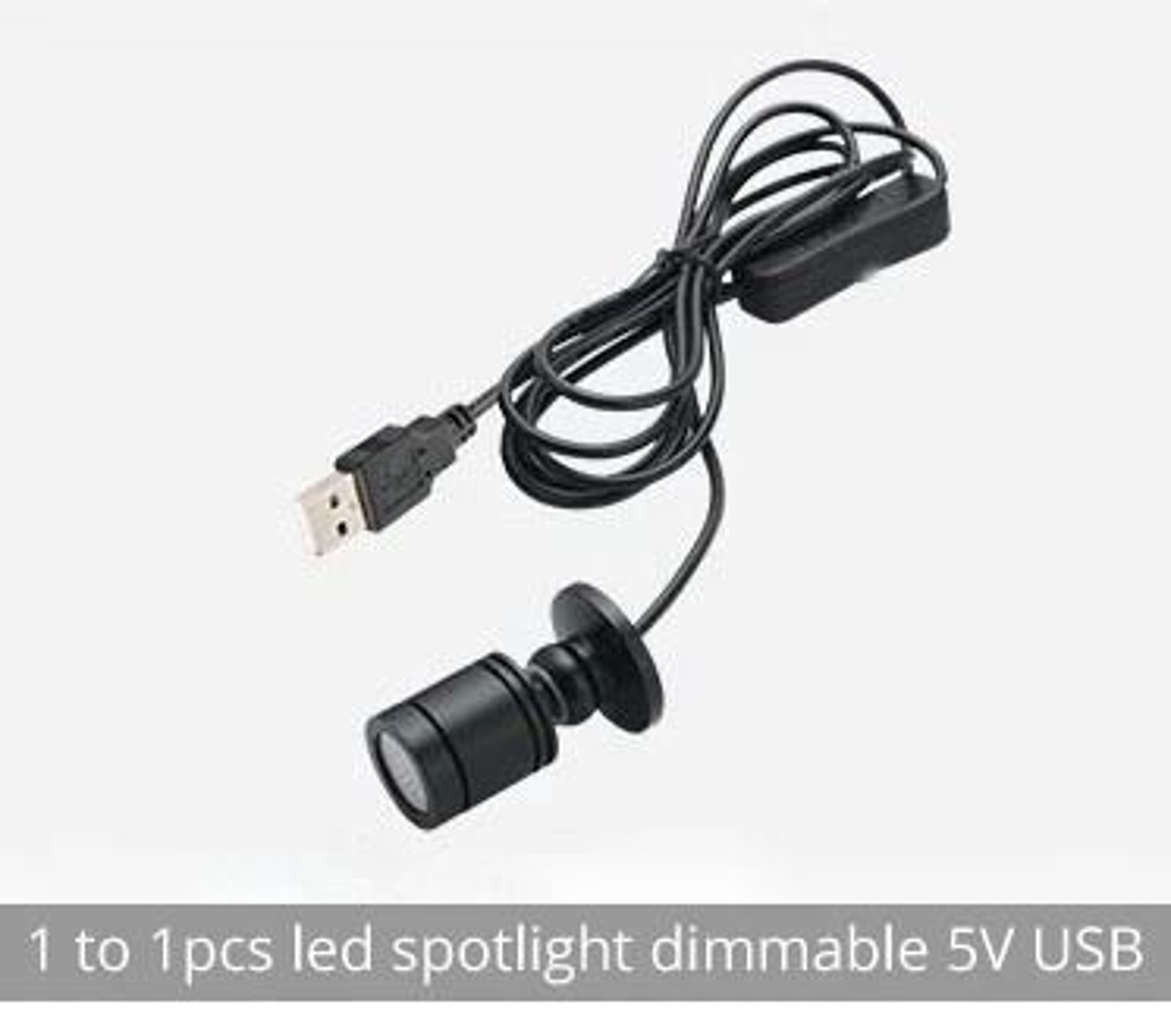 1W USB Mini LED Dimmable Spotlight For Display Cabinets 1