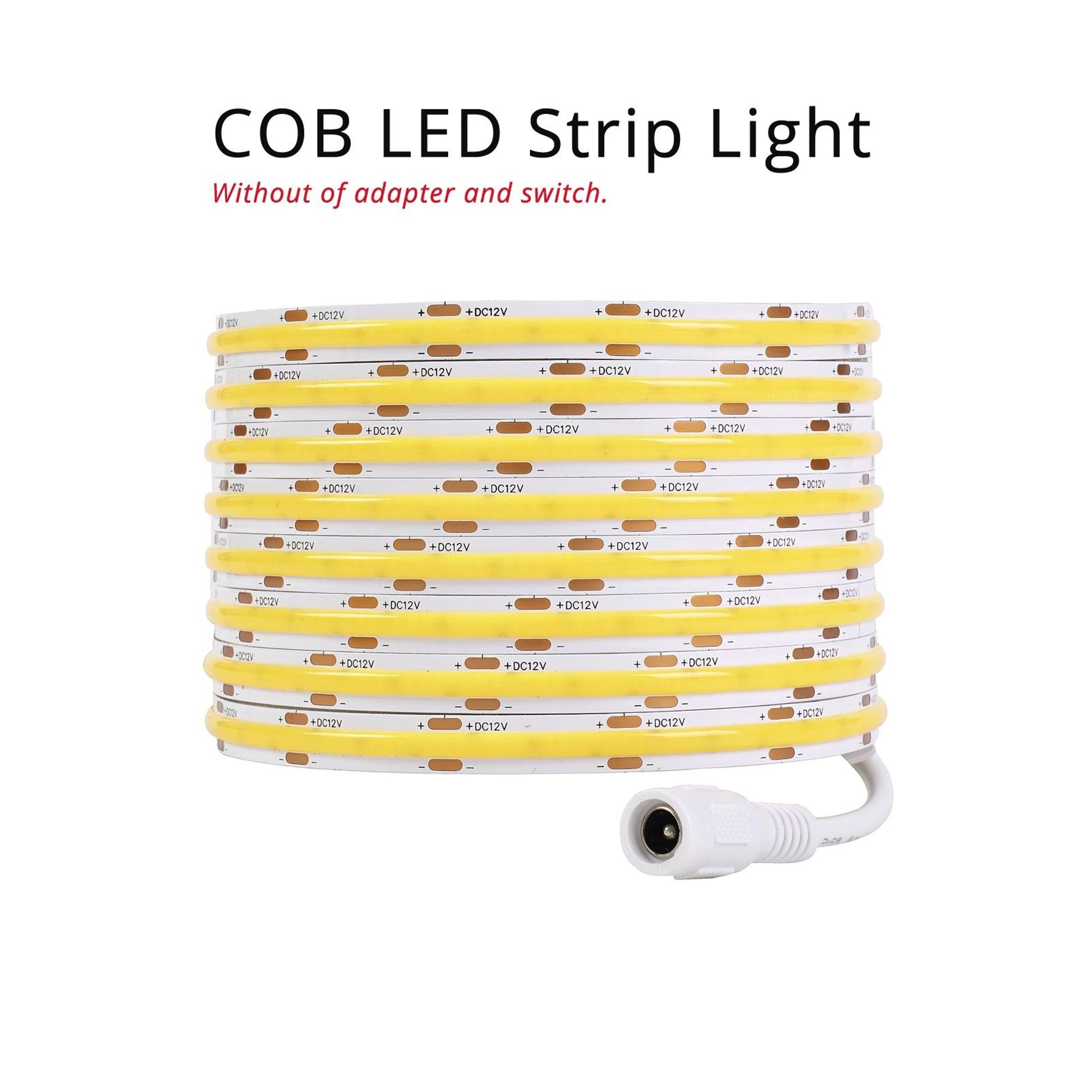 PIR Motion Sensor LED Strip Light Kit With Touch Dimmer 1