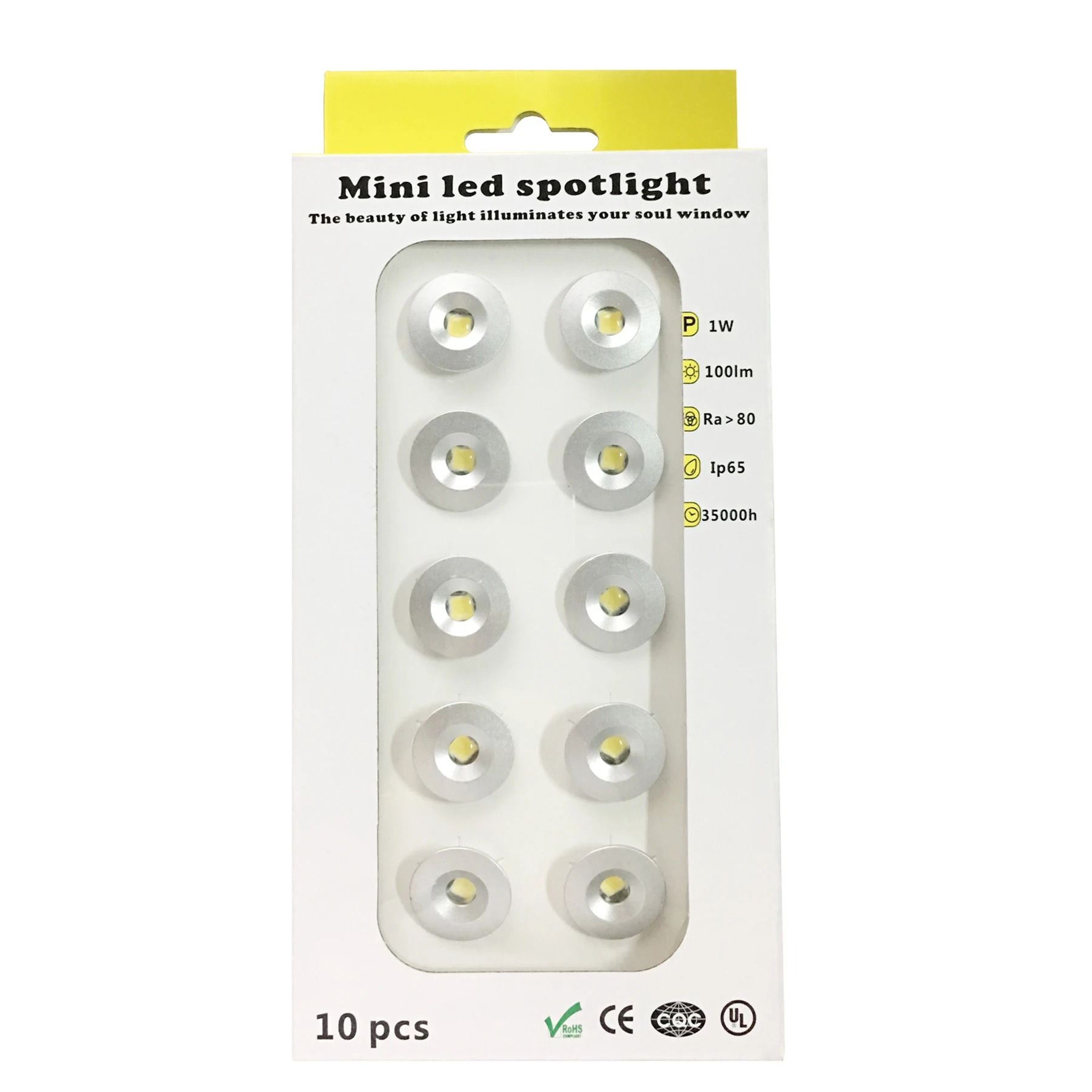 10 Pack IP65 Waterproof Mini LED Recessed Spotlights With Power Supply 4