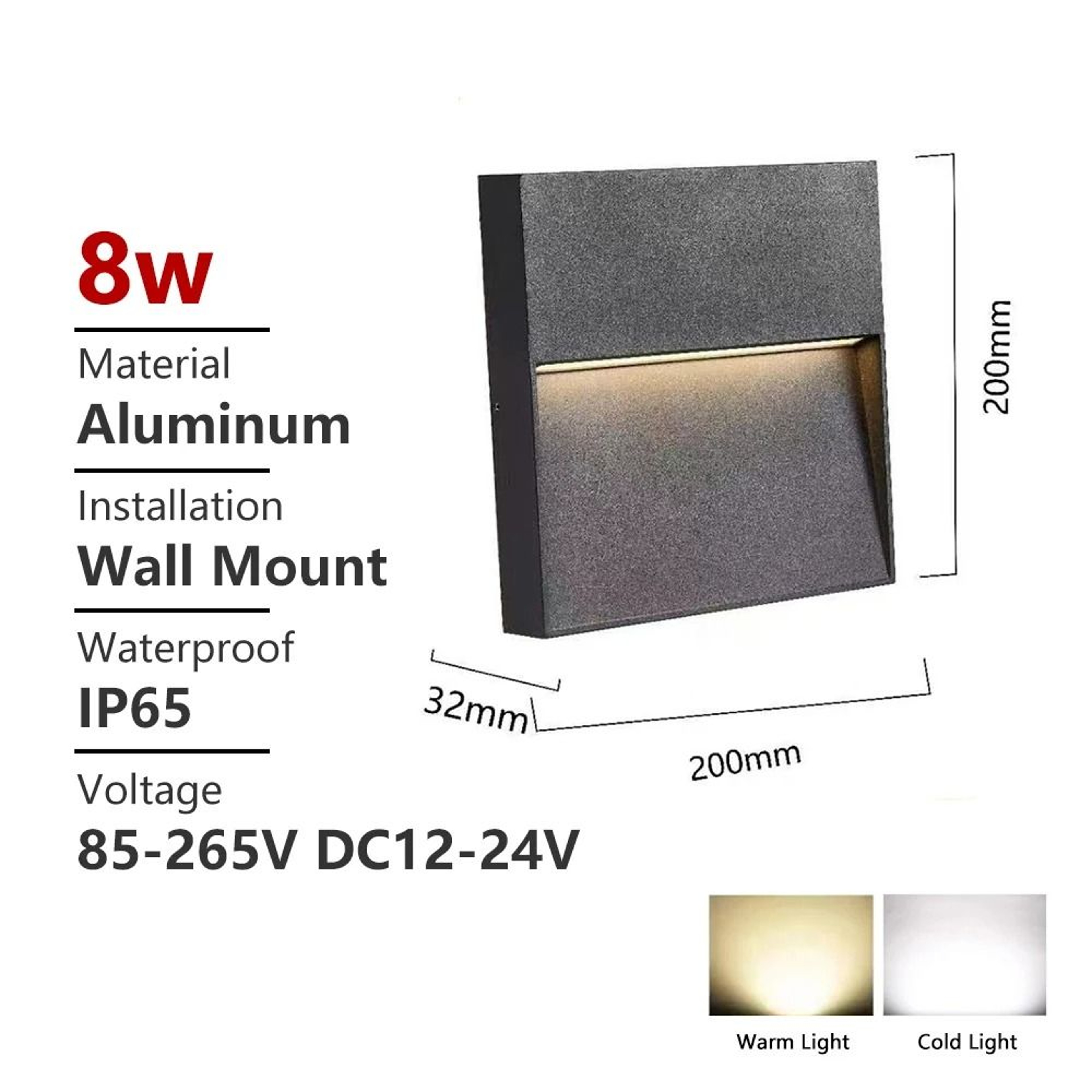 Waterproof Outdoor LED Wall Stair Light For Porch And Terrace 7