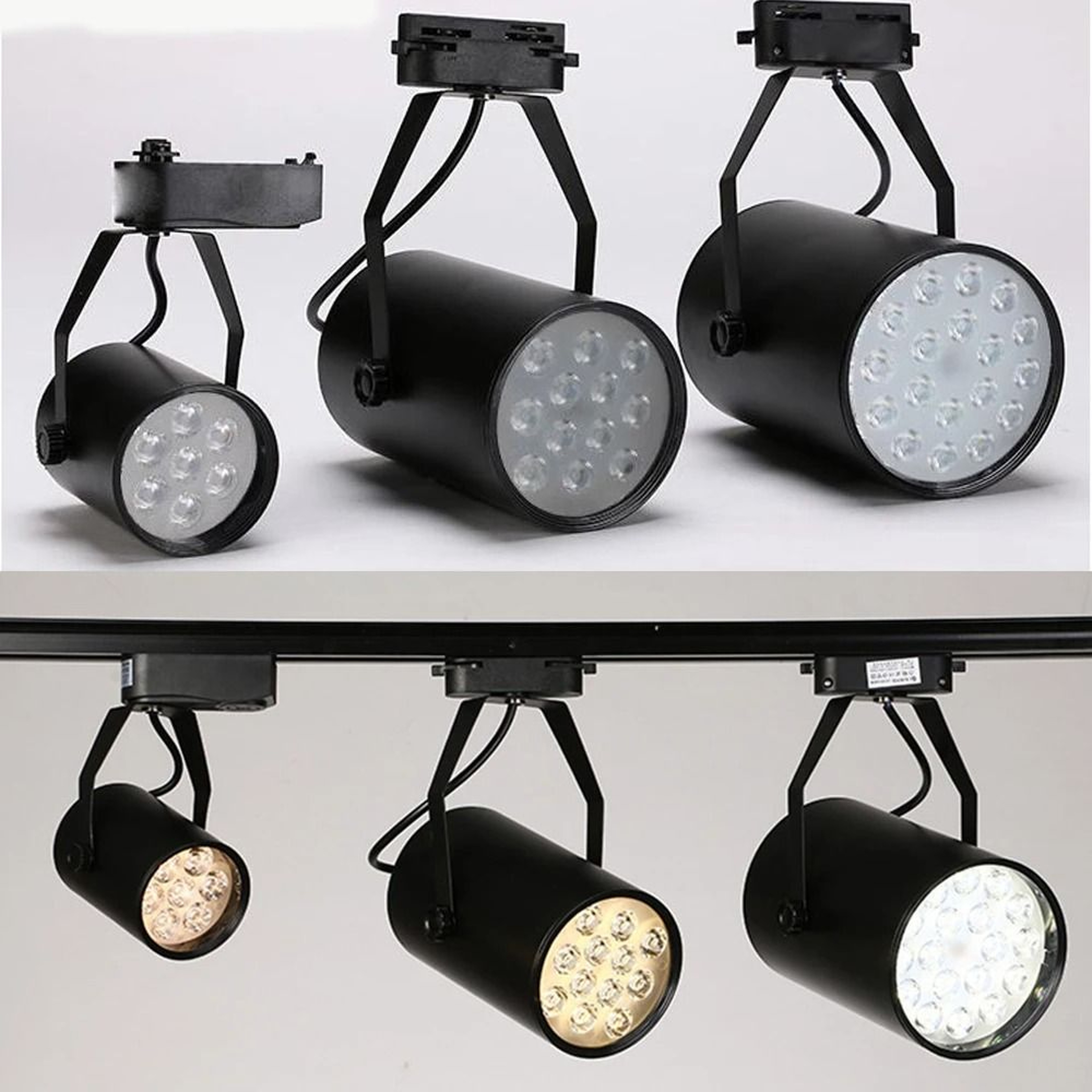 Adjustable COB LED Track Spotlight For Home Shop And Hotel Lighting 0