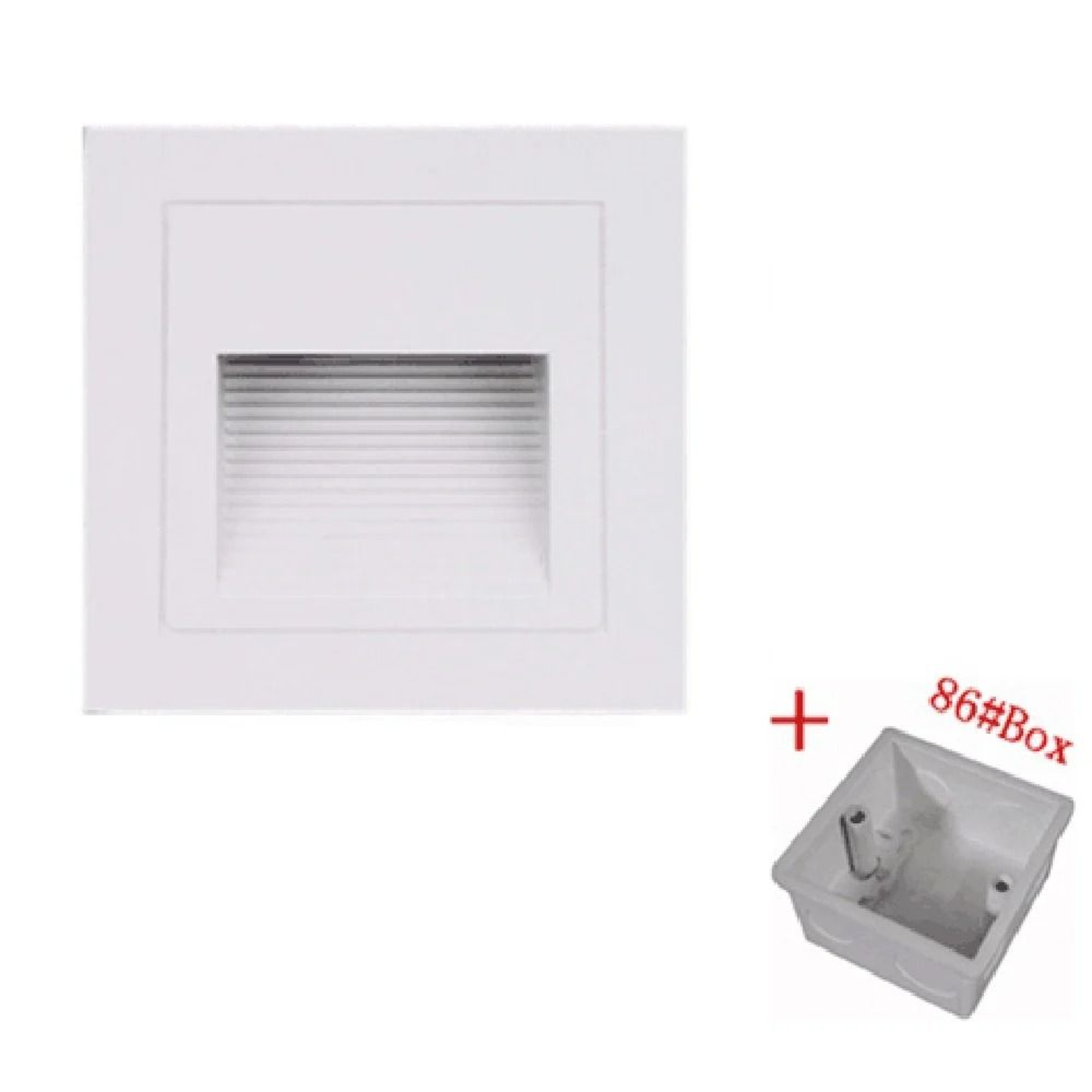 Modern Recessed LED Stair Step Wall Light For Kitchen And Balcony 6