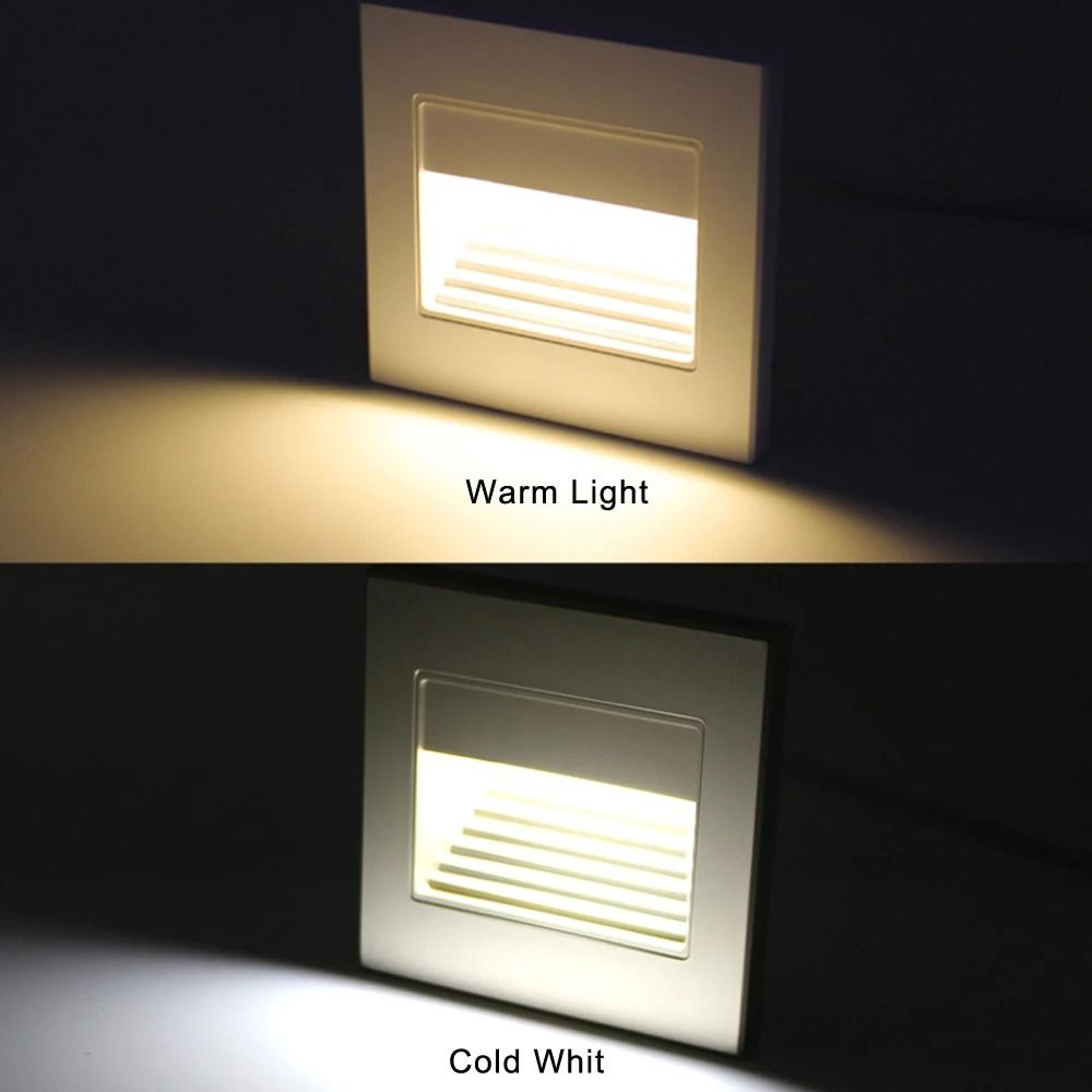 Modern Recessed LED Stair Step Wall Light For Kitchen And Balcony 12