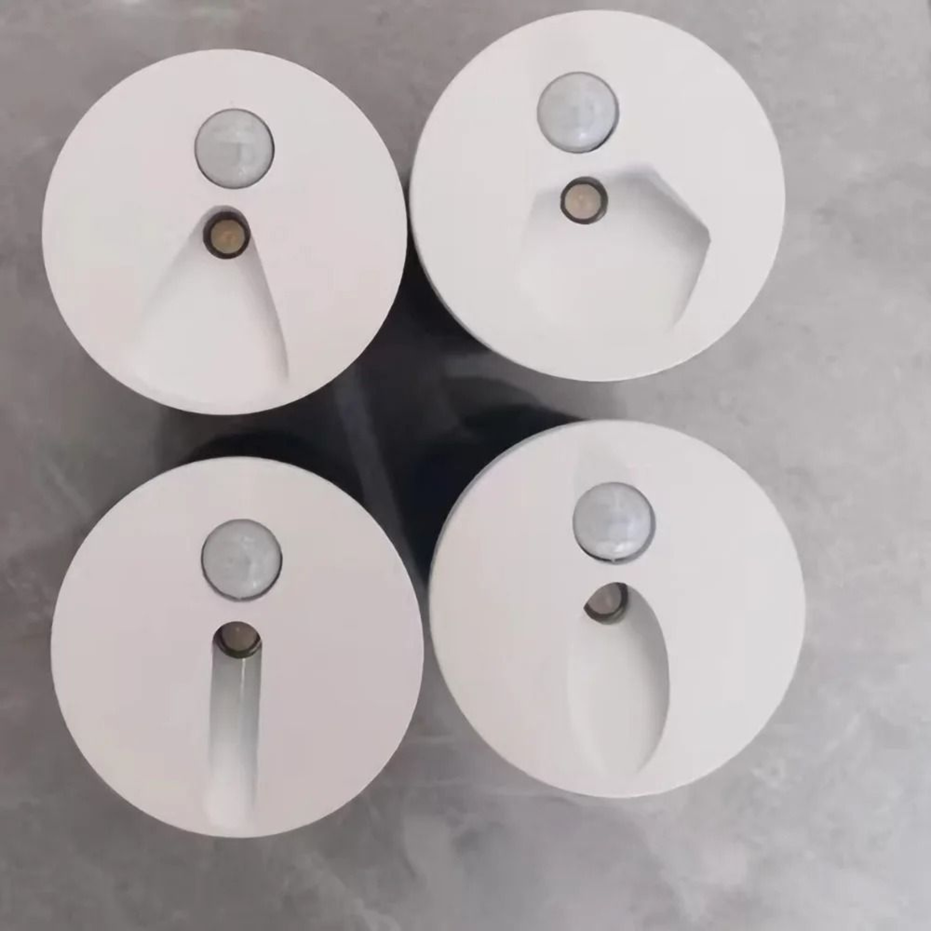 55mm Round Recessed LED Stair Light With Motion Sensor 0