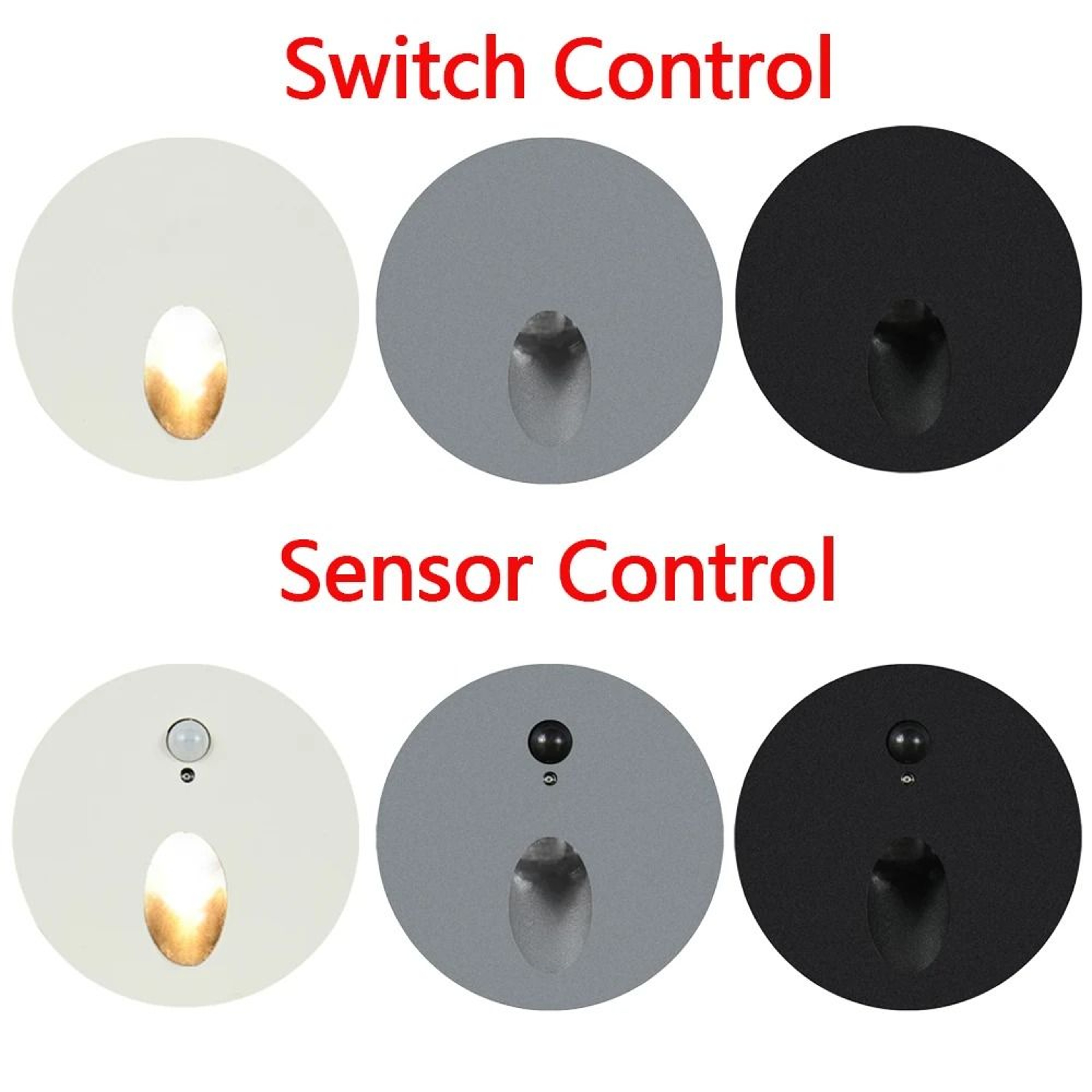 Round Recessed LED Stair Light With Motion Sensor And 60mm Mounting Box 1