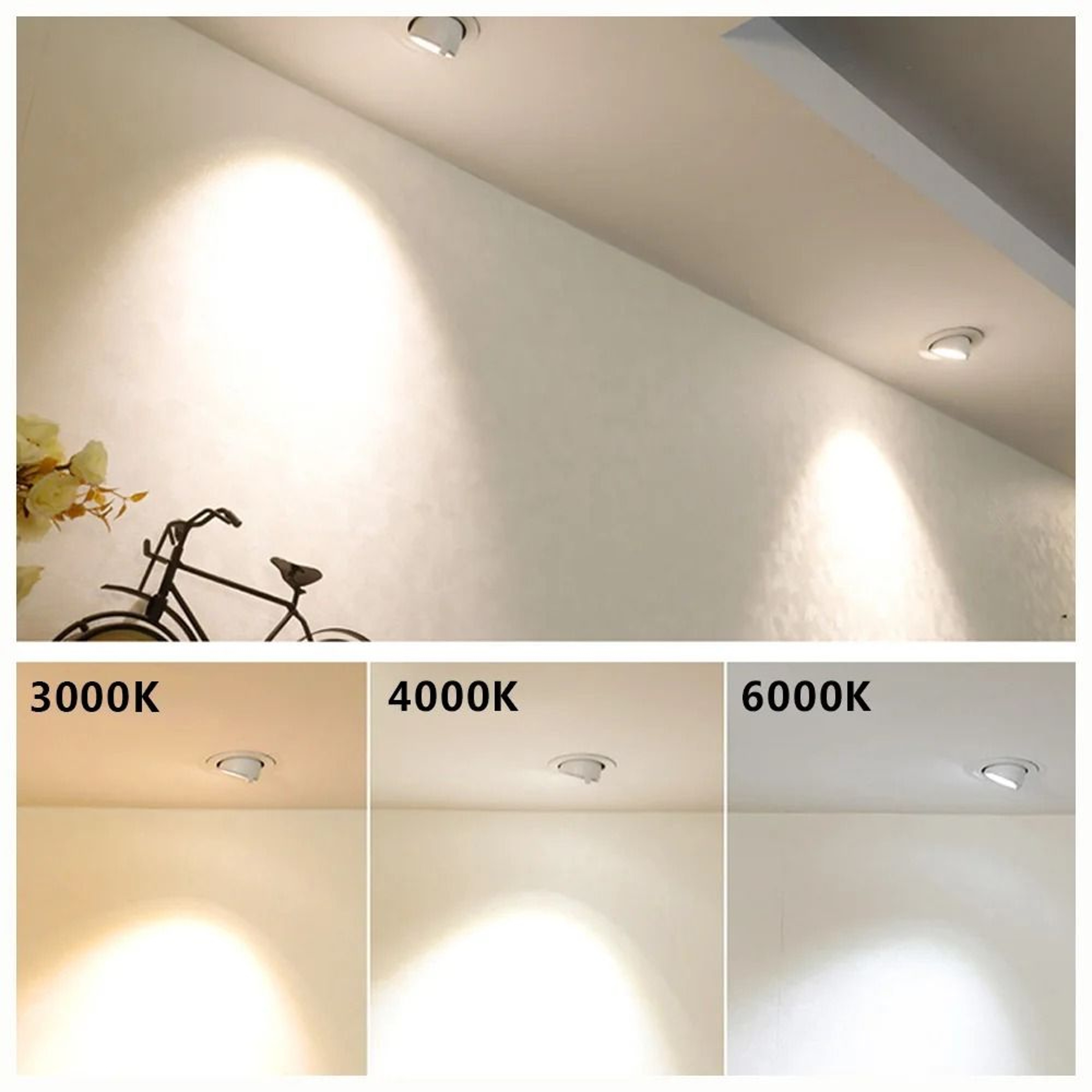 15W Adjustable Recessed COB LED Ceiling Spotlight For Home And Shop Displays 10
