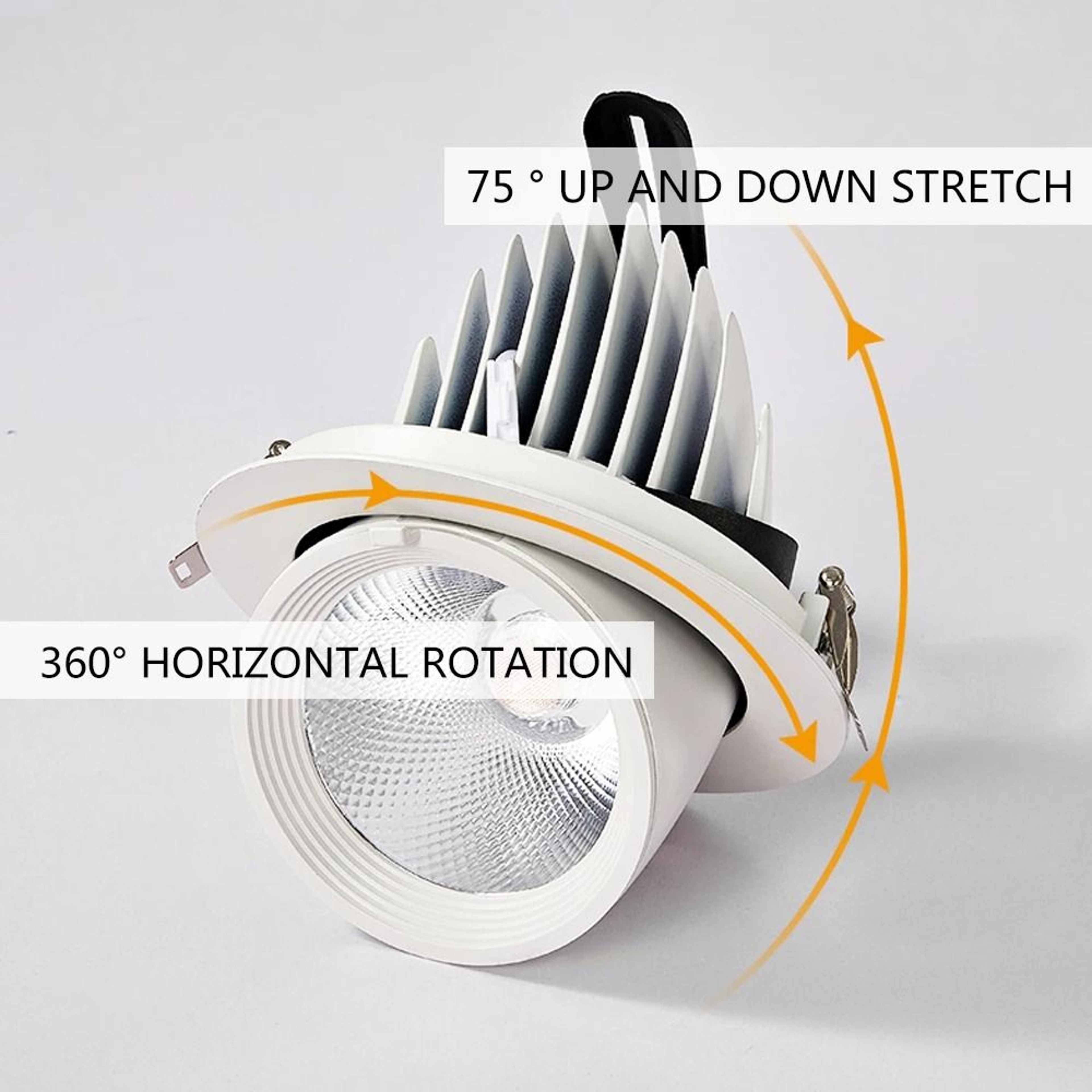 15W Adjustable Recessed COB LED Ceiling Spotlight For Home And Shop Displays 11