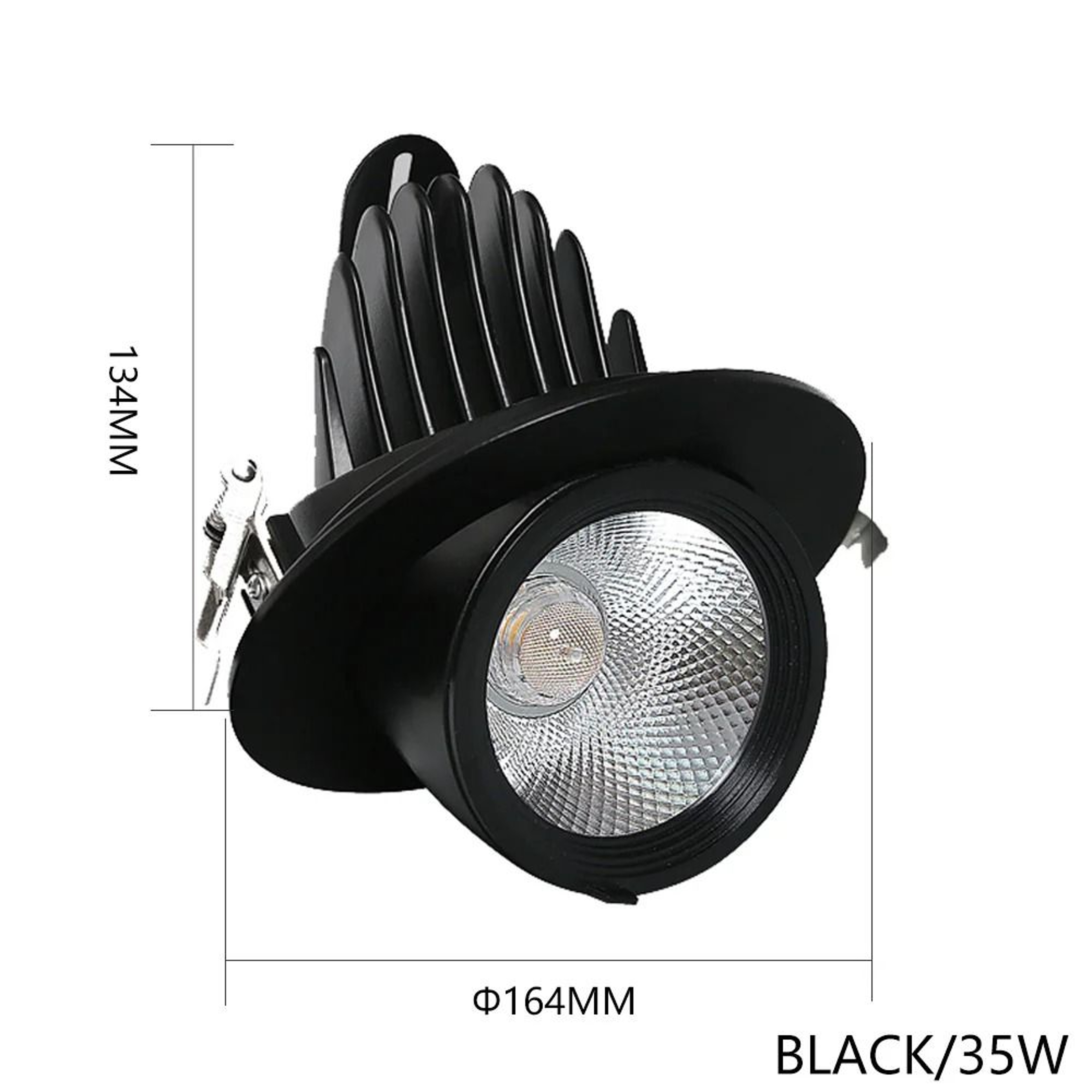 15W Adjustable Recessed COB LED Ceiling Spotlight For Home And Shop Displays 7