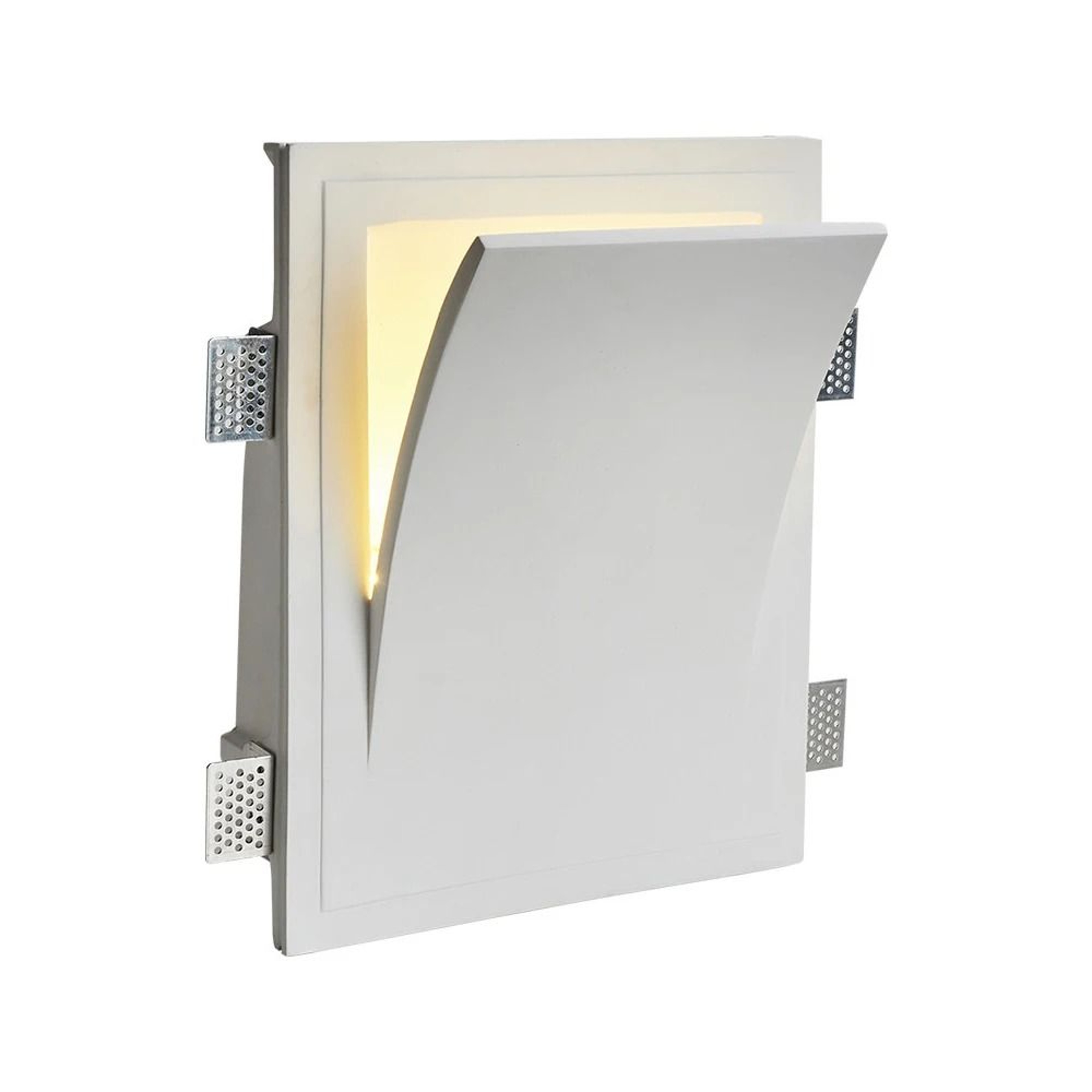 Minimalist Gypsum Recessed Wall Light For Bedroom And Living Room 0