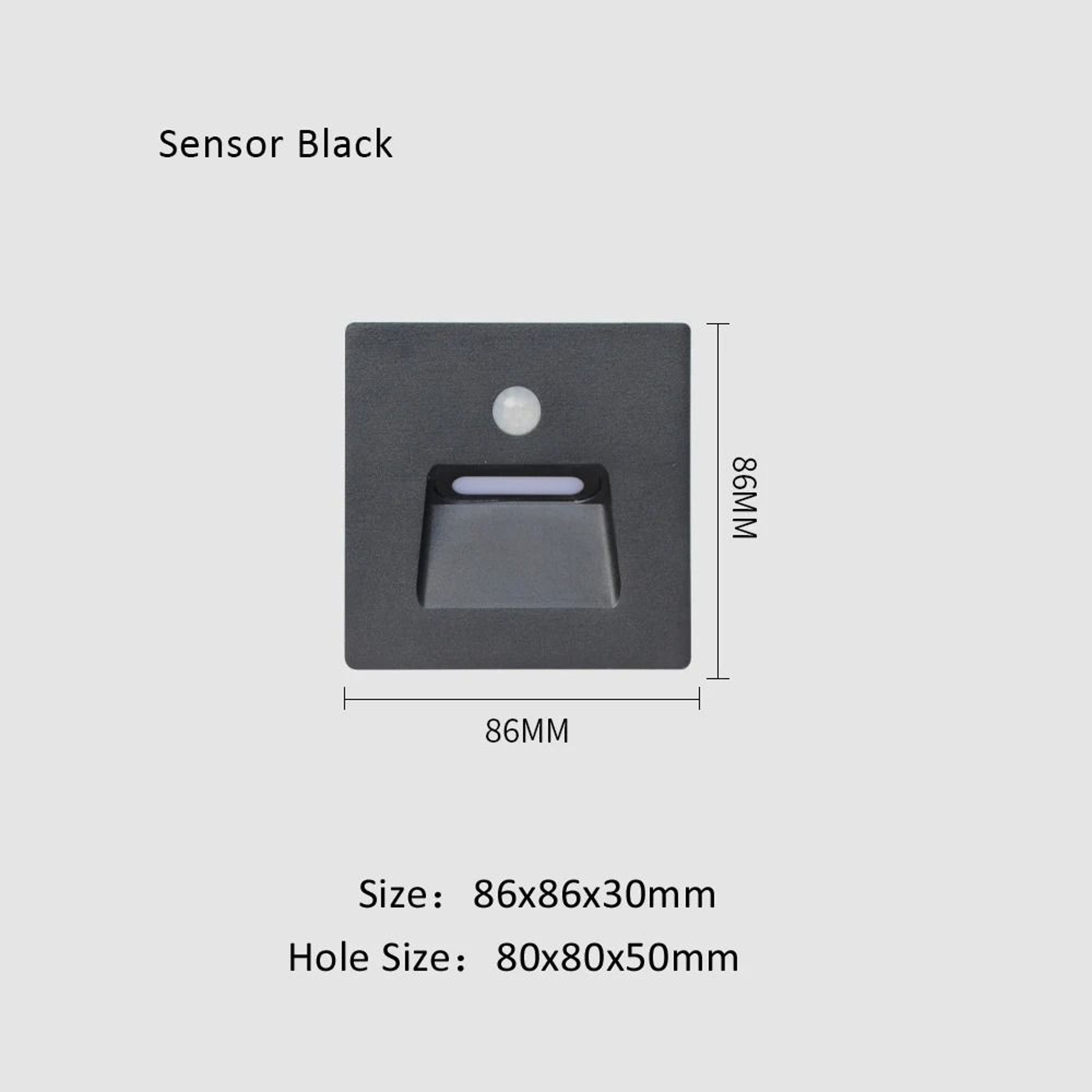 Waterproof Recessed LED Stair Light With Motion Sensor And Soft Fade Lighting 5