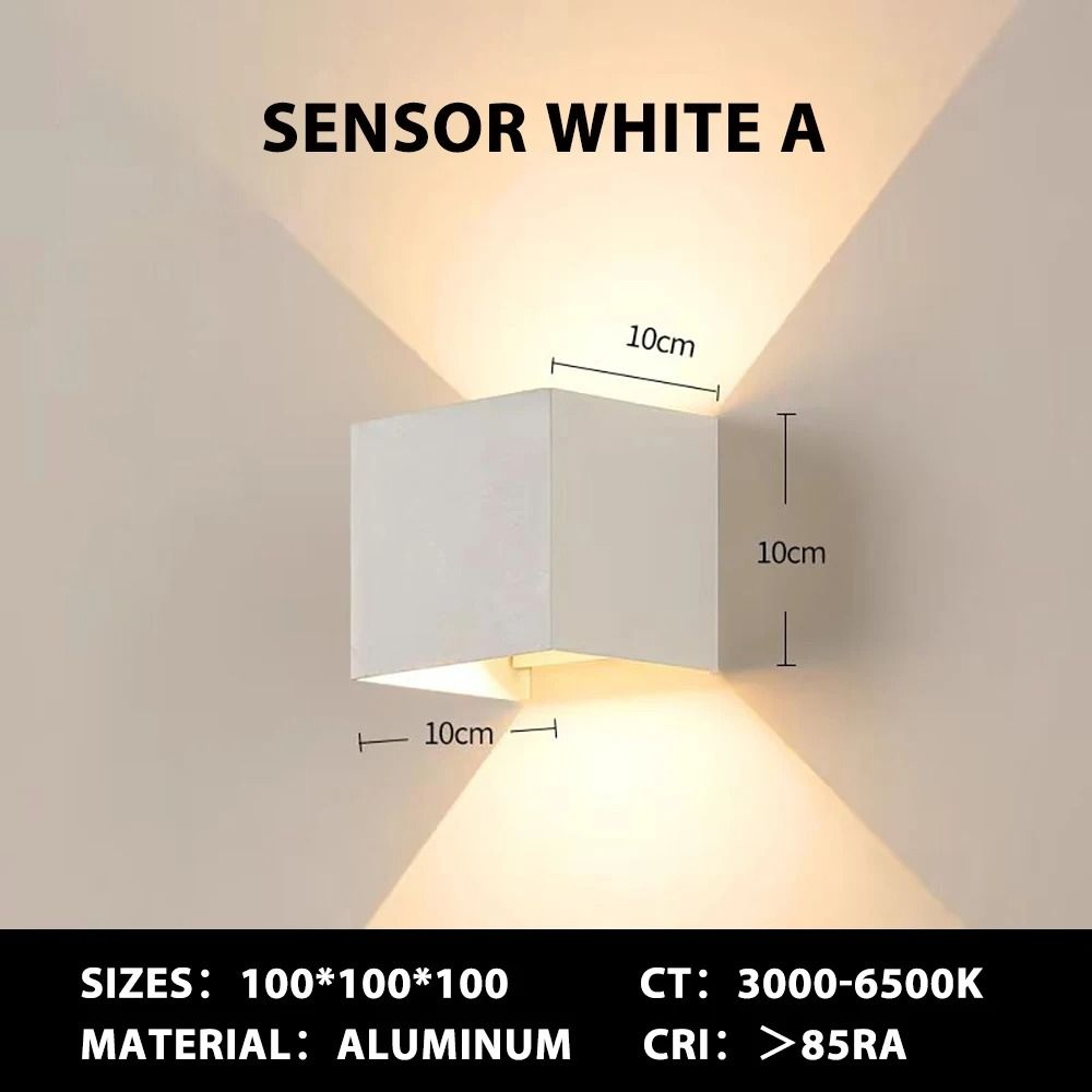 Adjustable IP65 Outdoor Motion Sensor Wall Sconce For Porch And Balcony 4