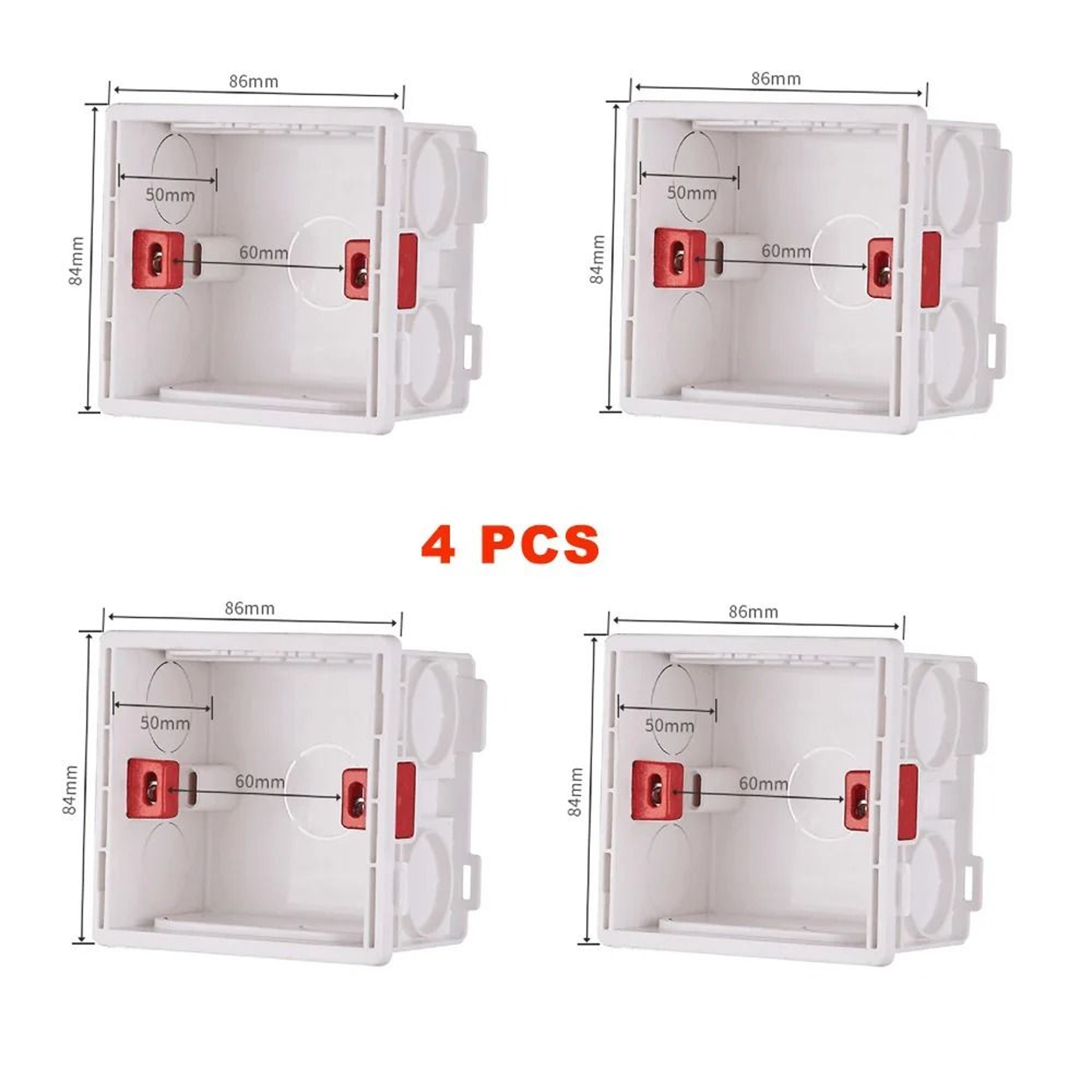86 Type Recessed Electrical Wall Box For Light Switches And Sockets 2