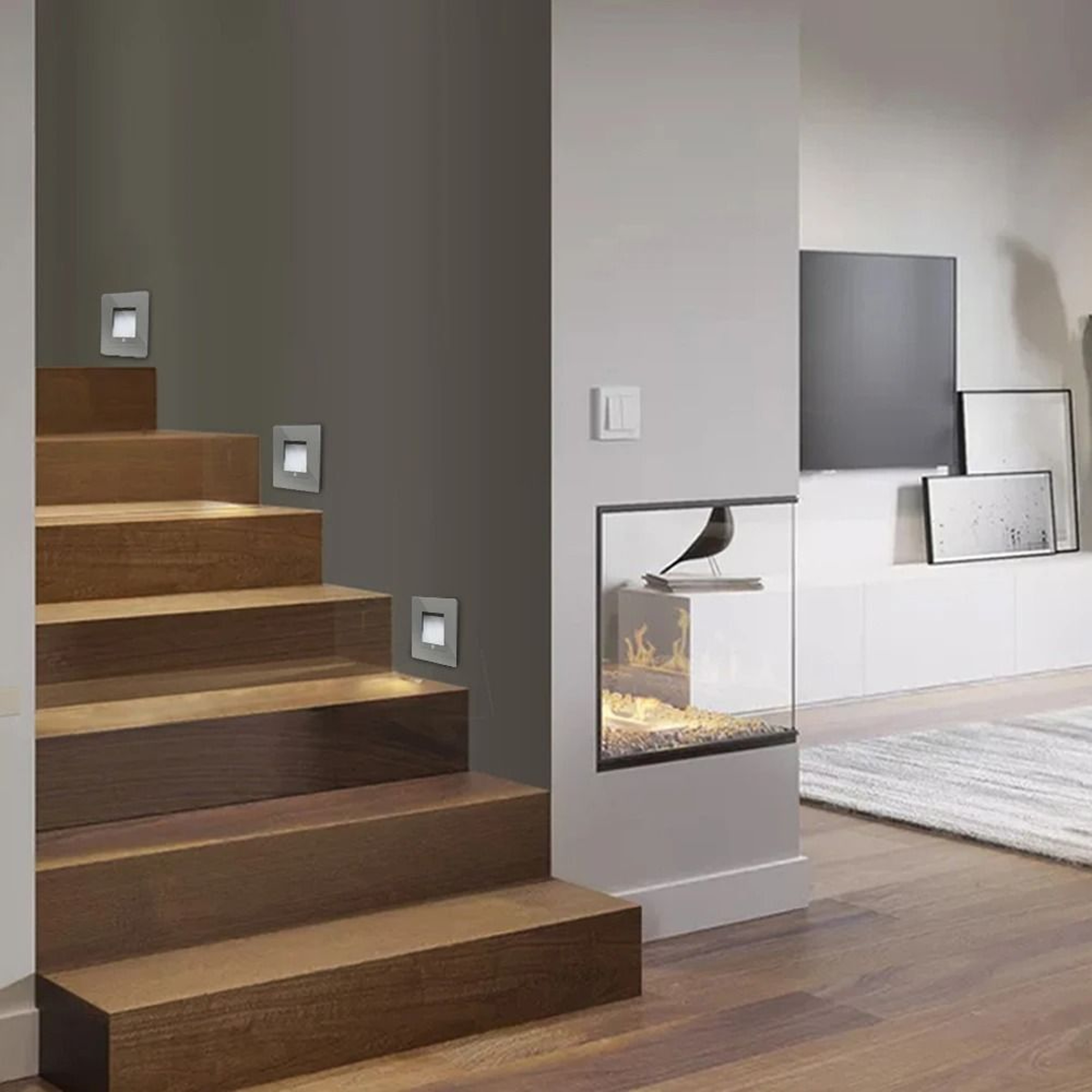 Radar Motion Sensor LED Stair Light For Bedroom And Closet 10